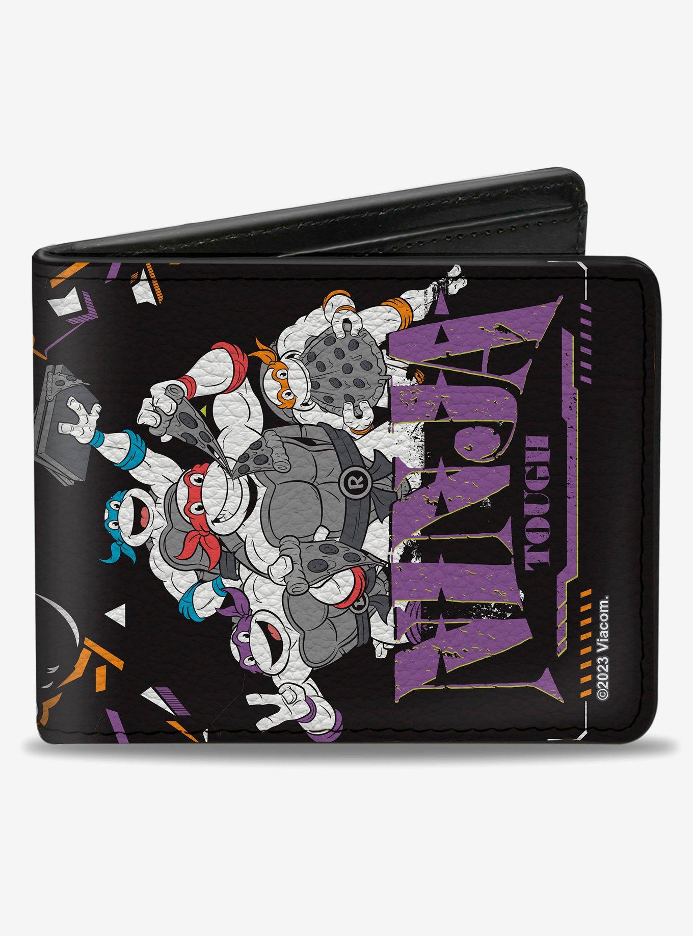 Teenage Mutant Ninja Turtles Tough Group Pose and Enemies Bifold Wallet, , hi-res