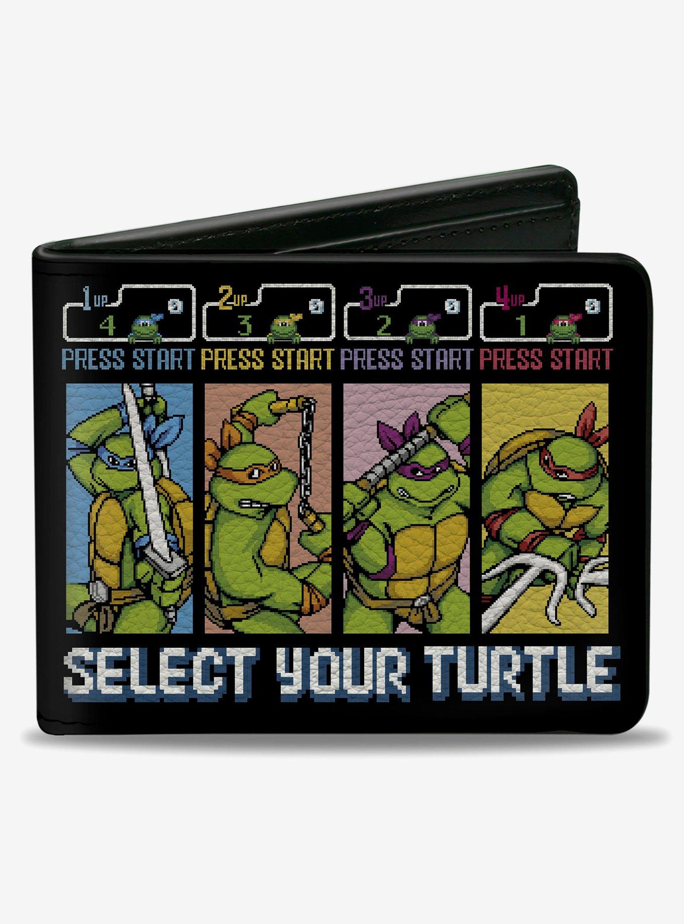 Teenage Mutant Ninja Turtles Select Your Turtle Arcade Bifold Wallet, , hi-res