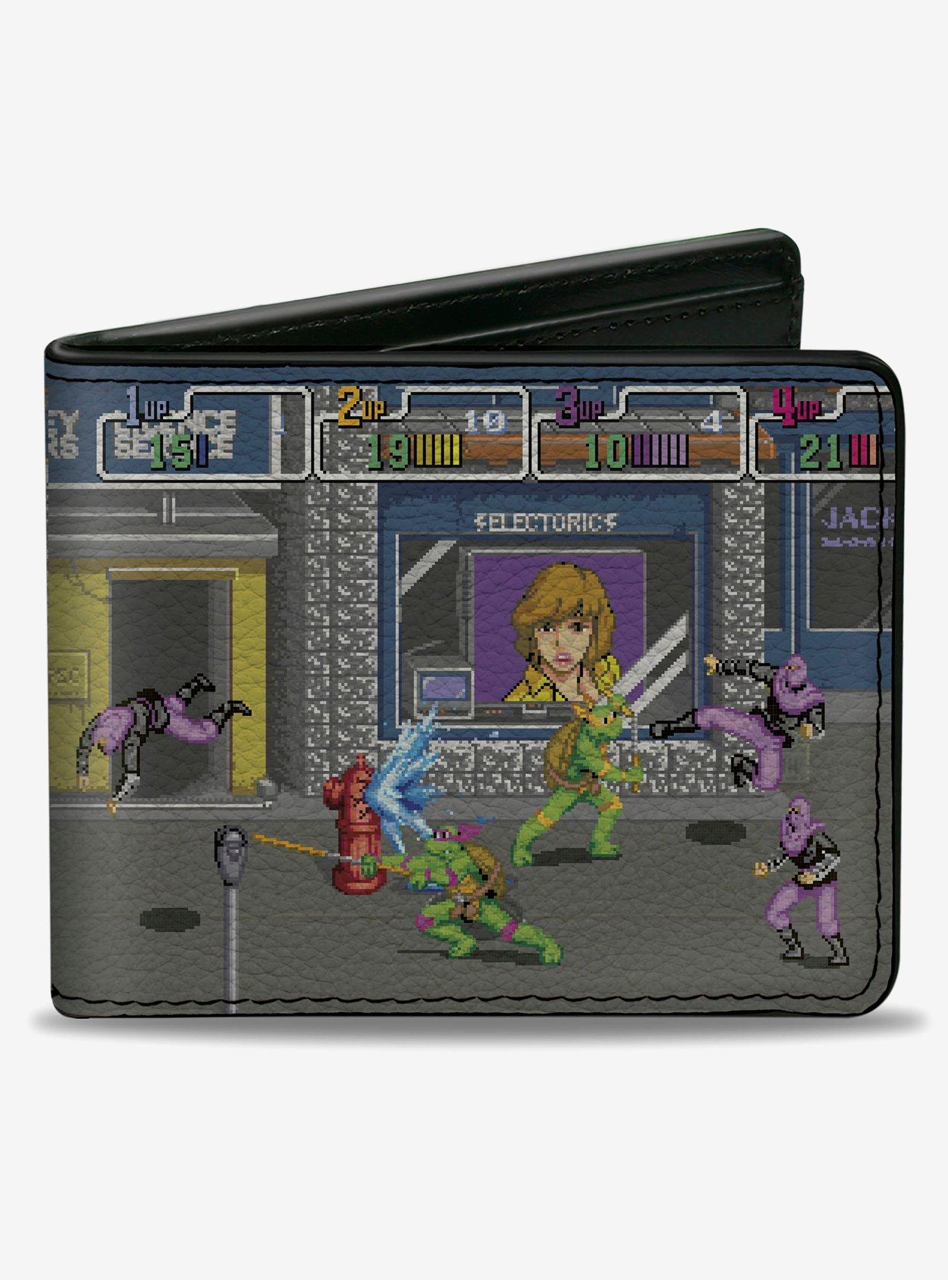 Teenage Mutant Ninja Turtles Battle Purple Soldier Arcade Bifold Wallet, , hi-res