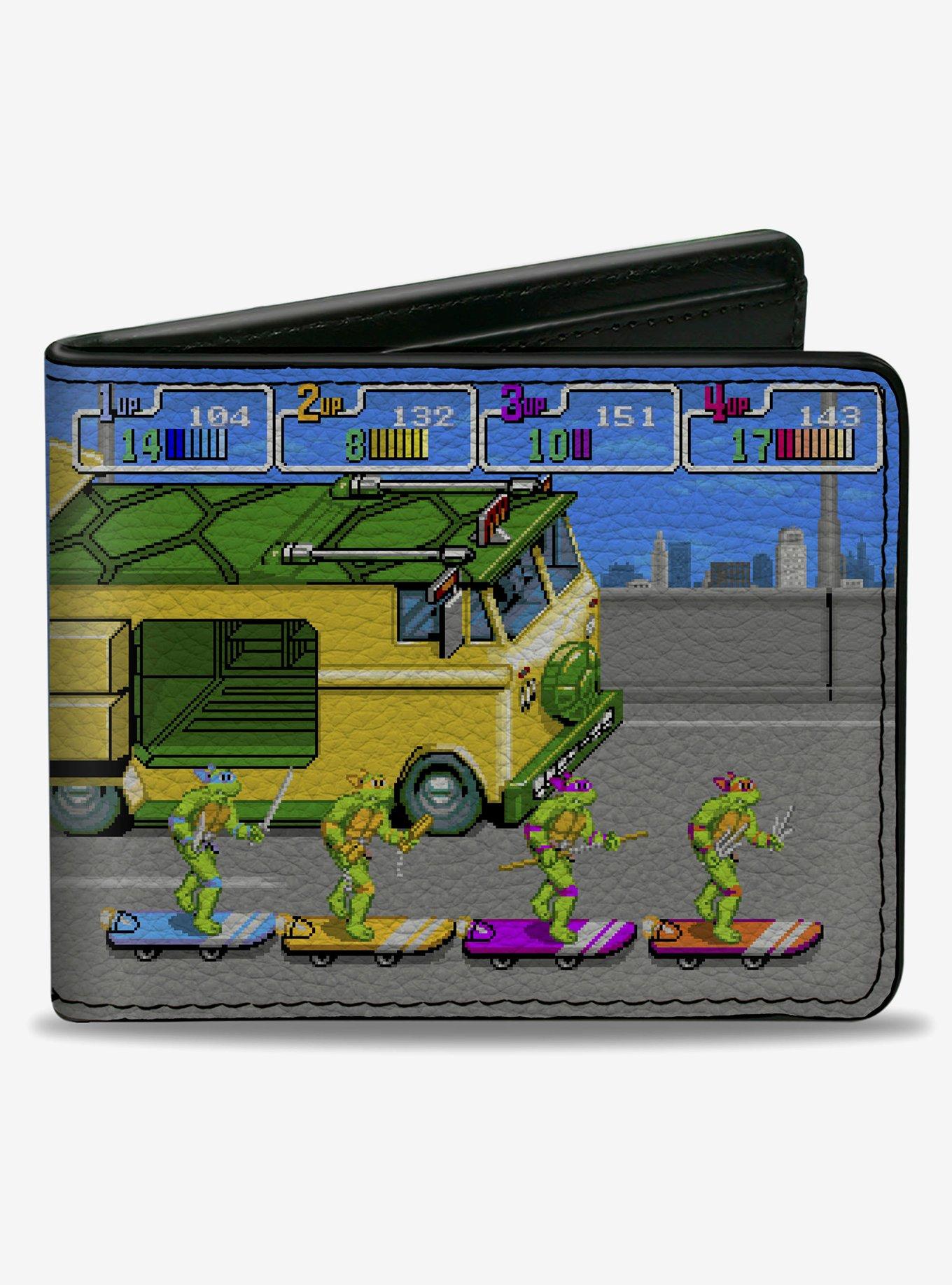 Teenage Mutant Ninja Turtles Skating Party Van Arcade Bifold Wallet, , hi-res