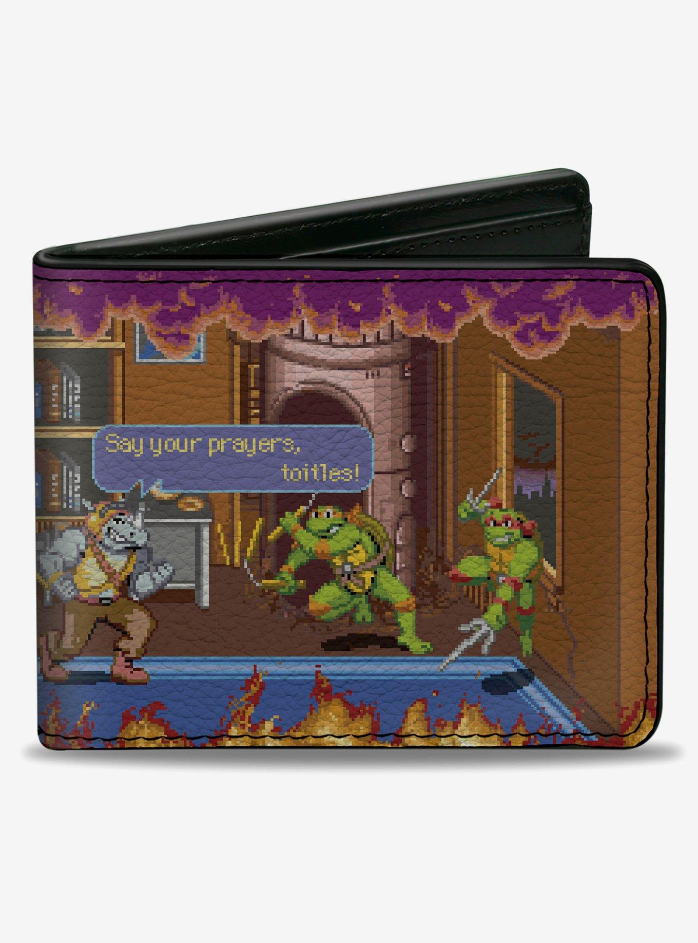 Teenage Mutant Ninja Turtles Battle Rocksteady Arcade Bifold Wallet, , hi-res