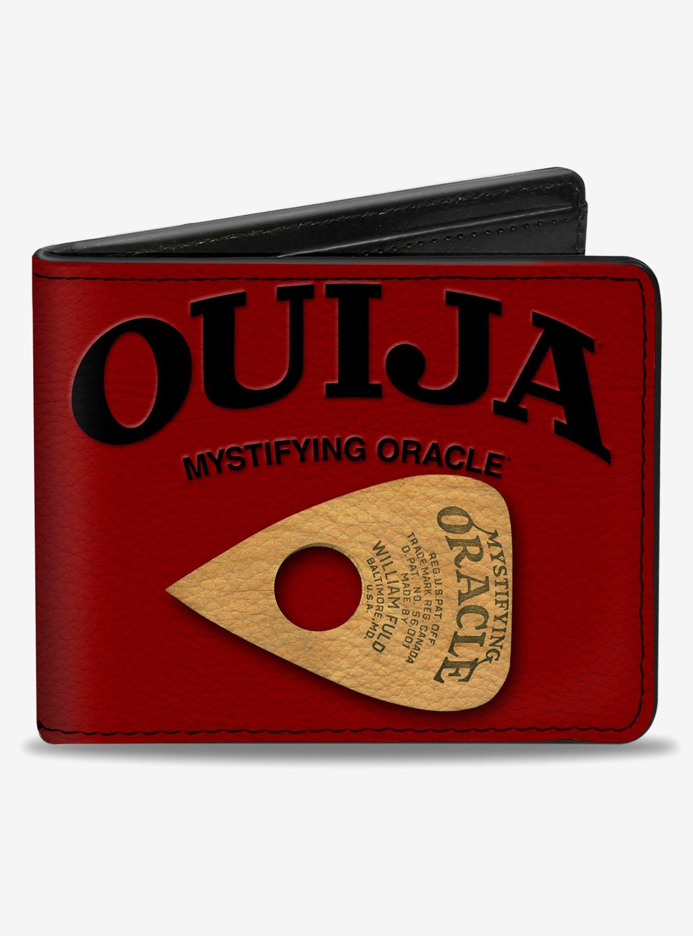 Ouija Board Logo Planchette Bifold Wallet, , hi-res