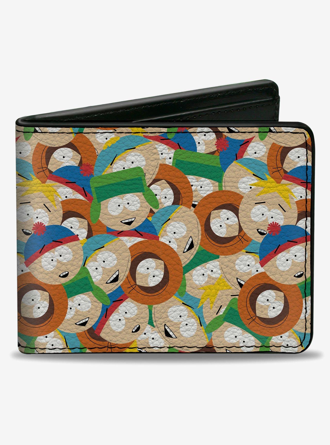 South Park Boys Faces Stacked Bifold Wallet, , hi-res