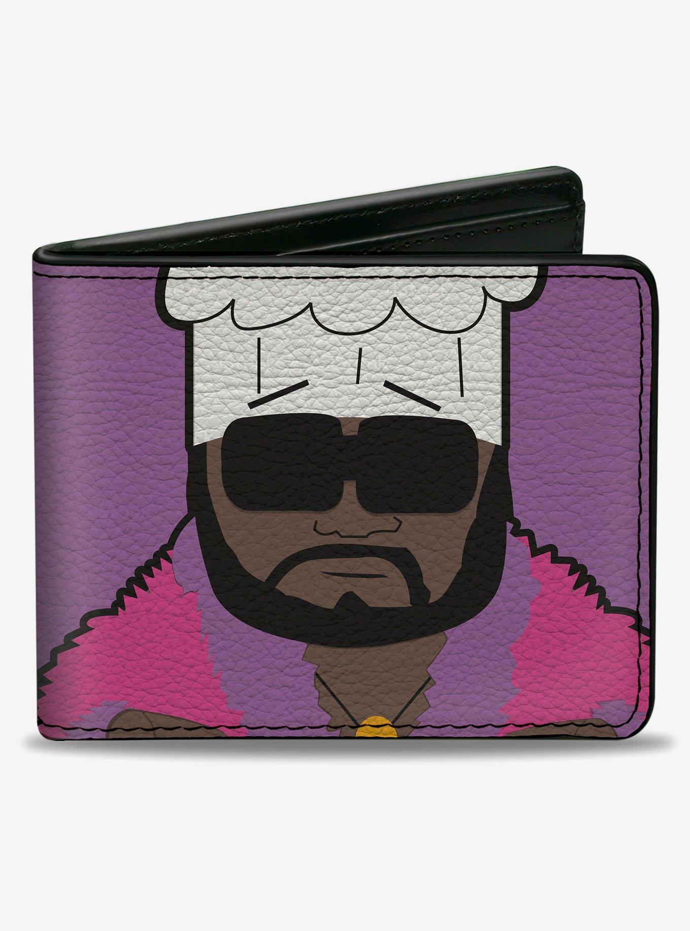 South Park Chef Pose and Text Purple Bifold Wallet, , hi-res