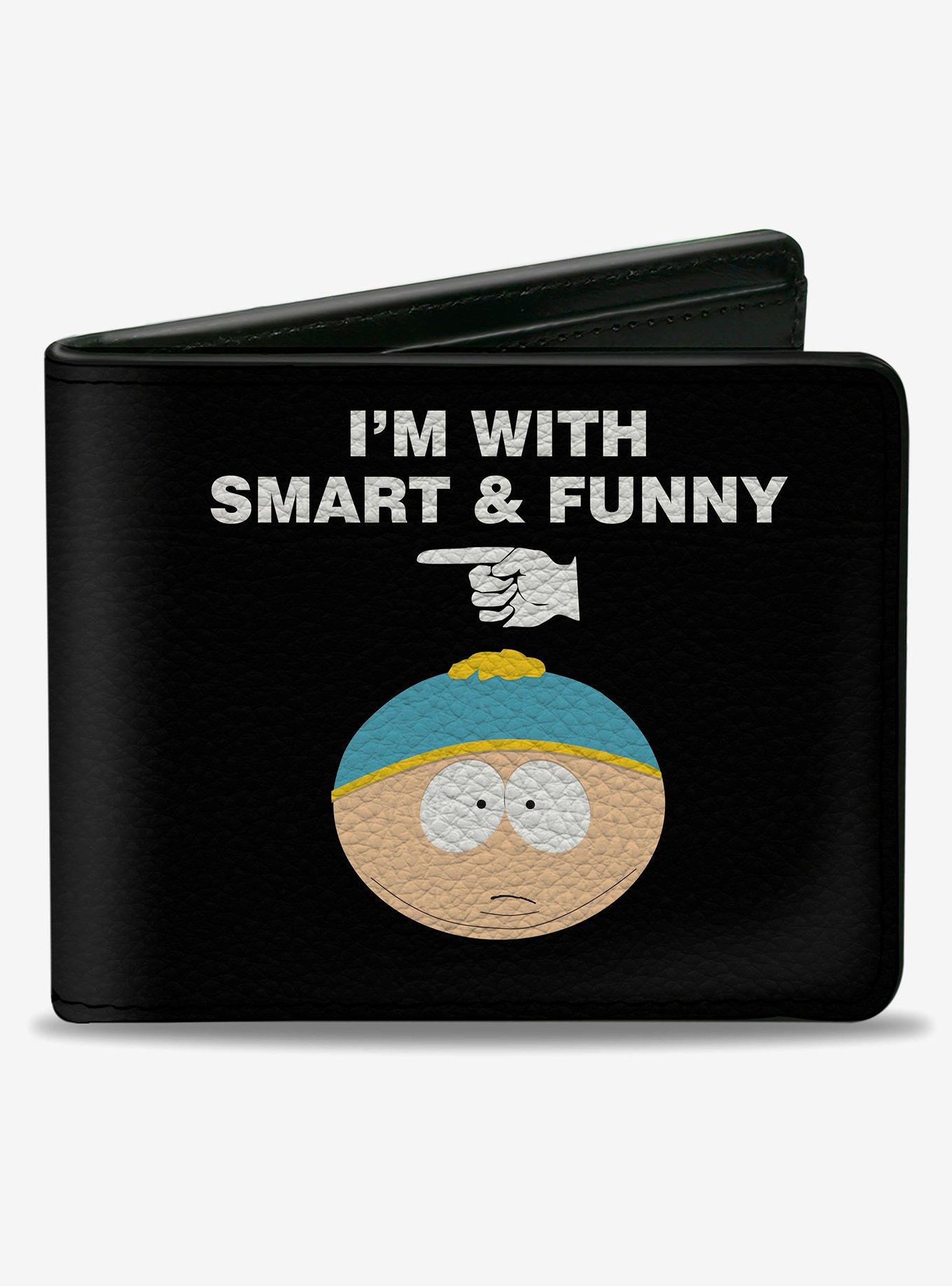 South Park Cartman and Heidi I'm With Quotes Bifold Wallet, , hi-res