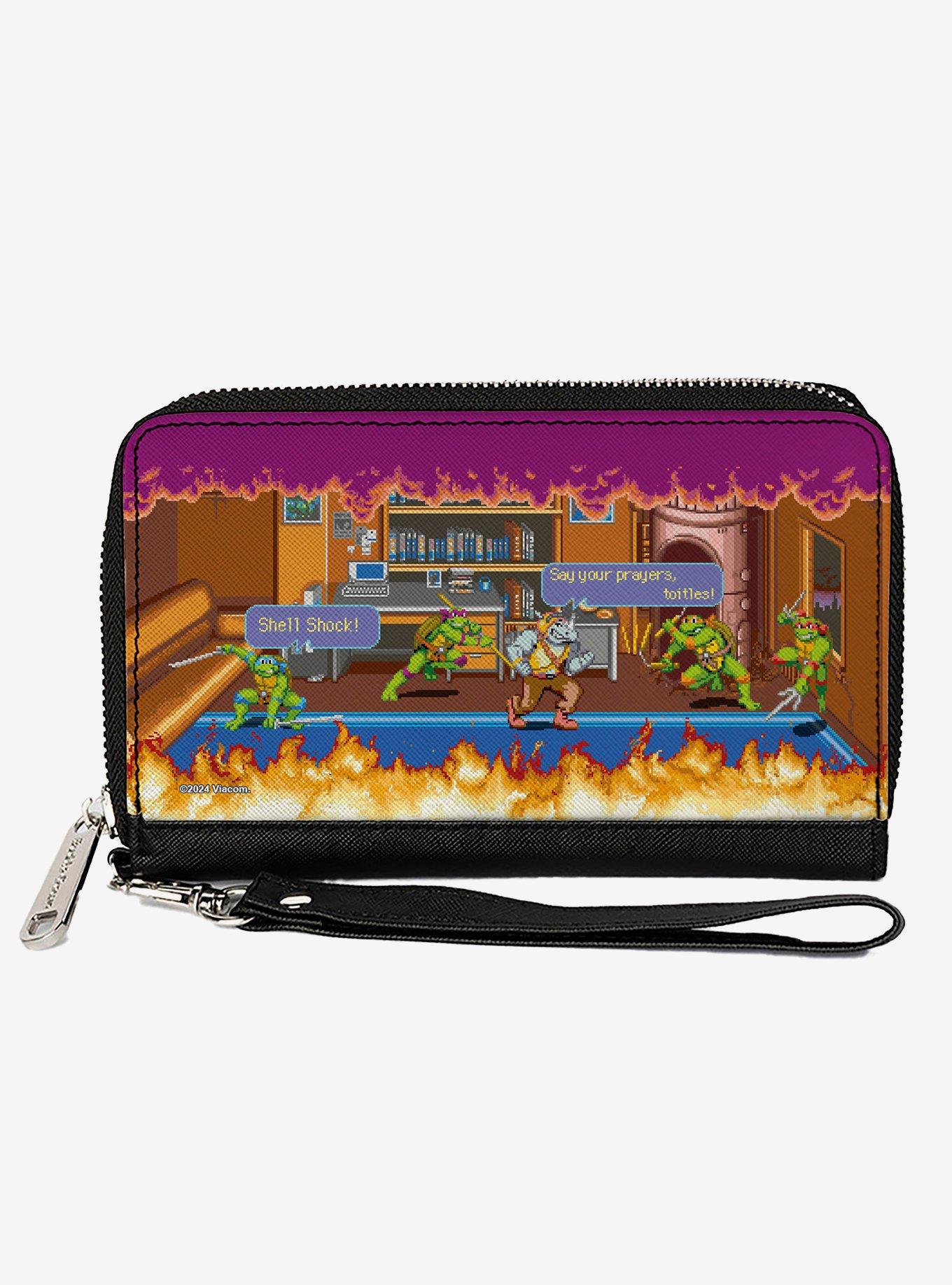 Teenage Mutant Ninja Turtles Battle Rocksteady Arcade Zip Around Wallet, , hi-res