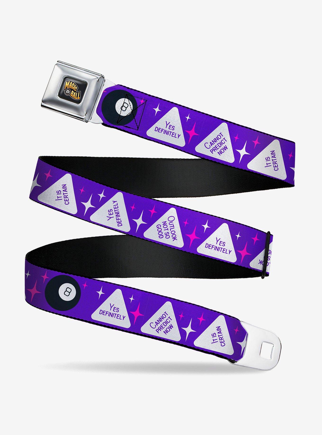 Magic 8 Ball Answers Flip Seatbelt Buckle Belt, , hi-res