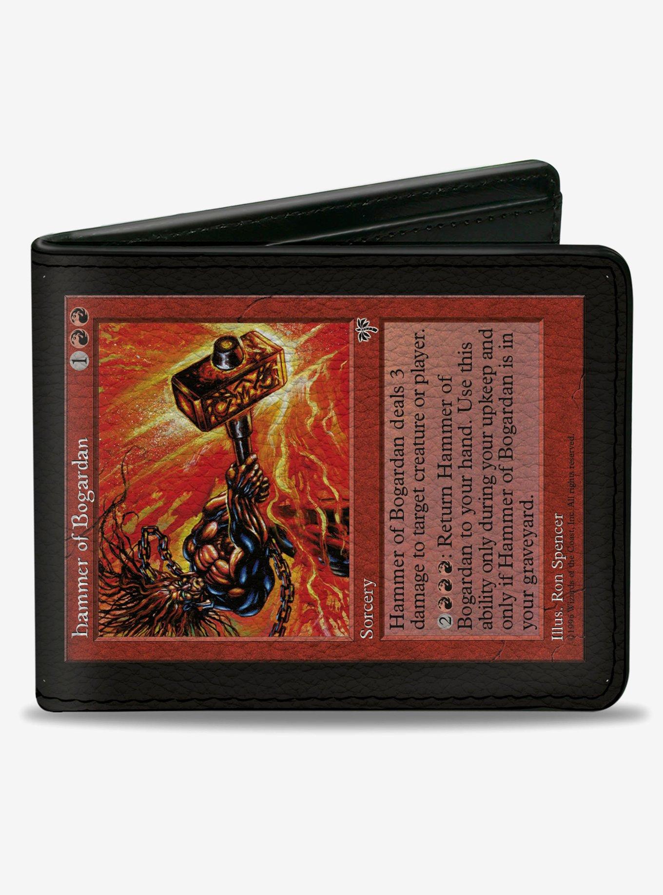 Magic: The Gathering Hammer Of Bogardan Deckmaster Replica Bifold Wallet, , hi-res