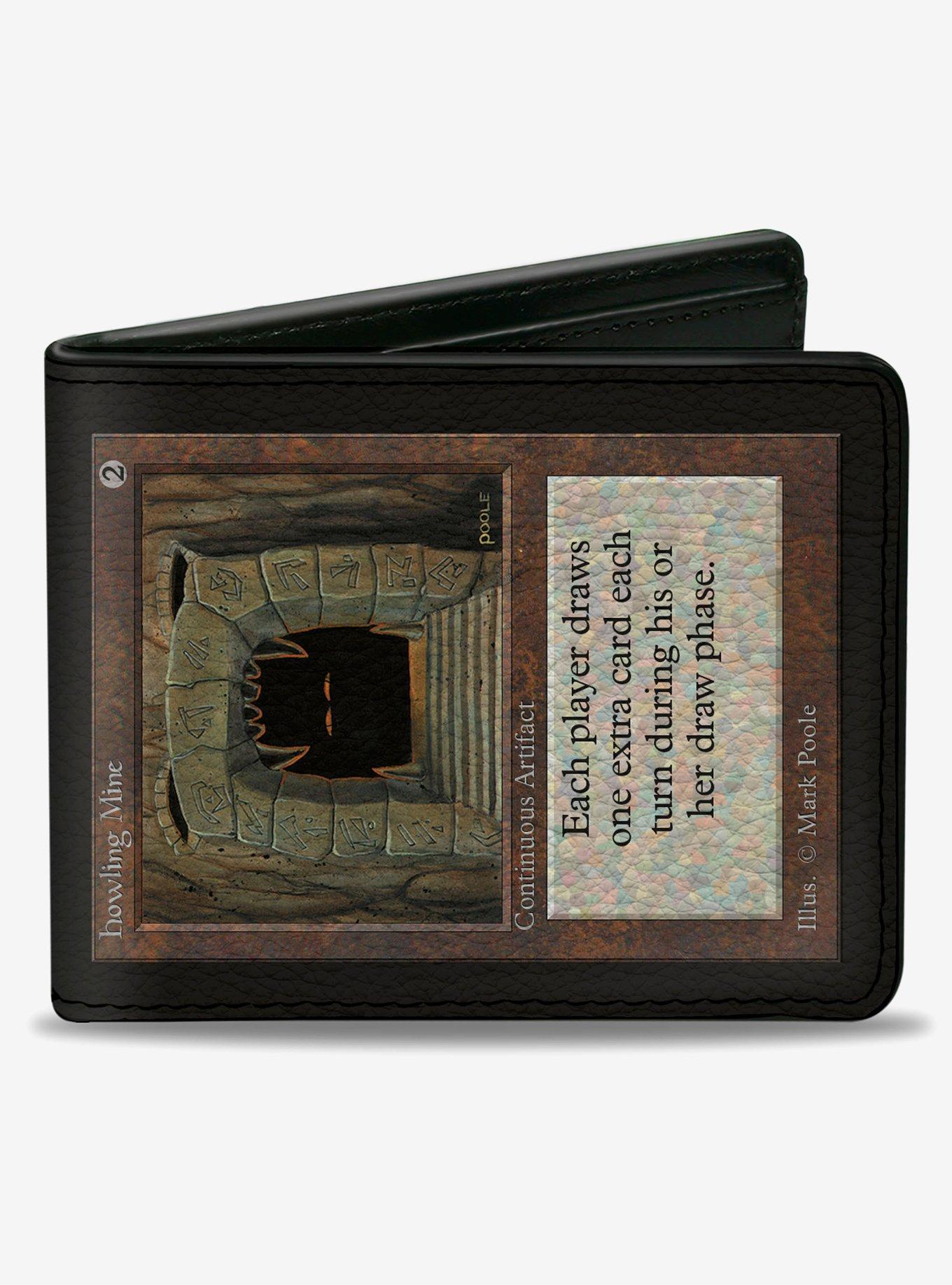 Magic: The Gathering Howling Mine Deckmaster Card Replica Bifold Wallet, , hi-res