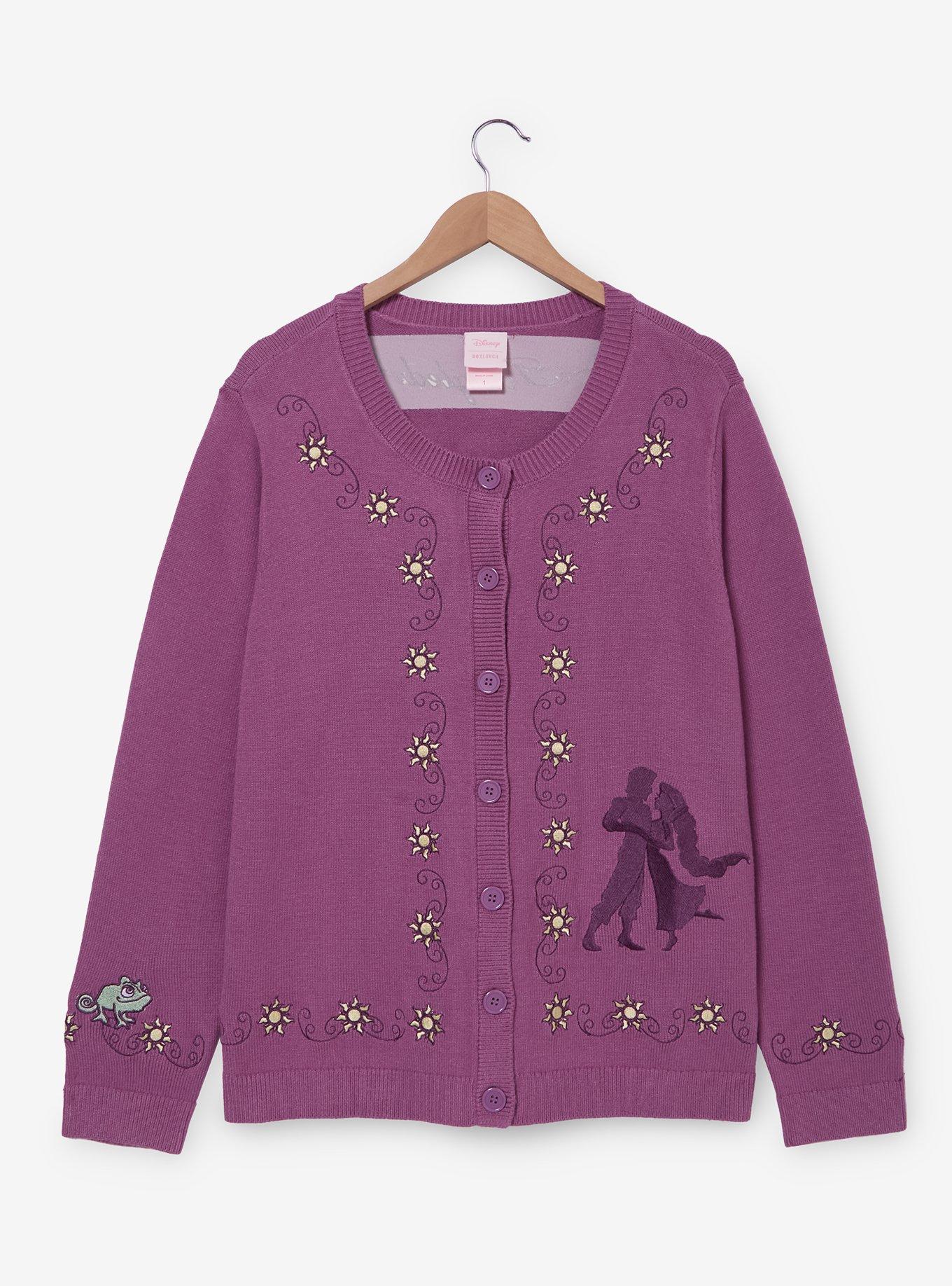 Disney Tangled Corona Suns Embroidered Cardigan Plus Size, , hi-res