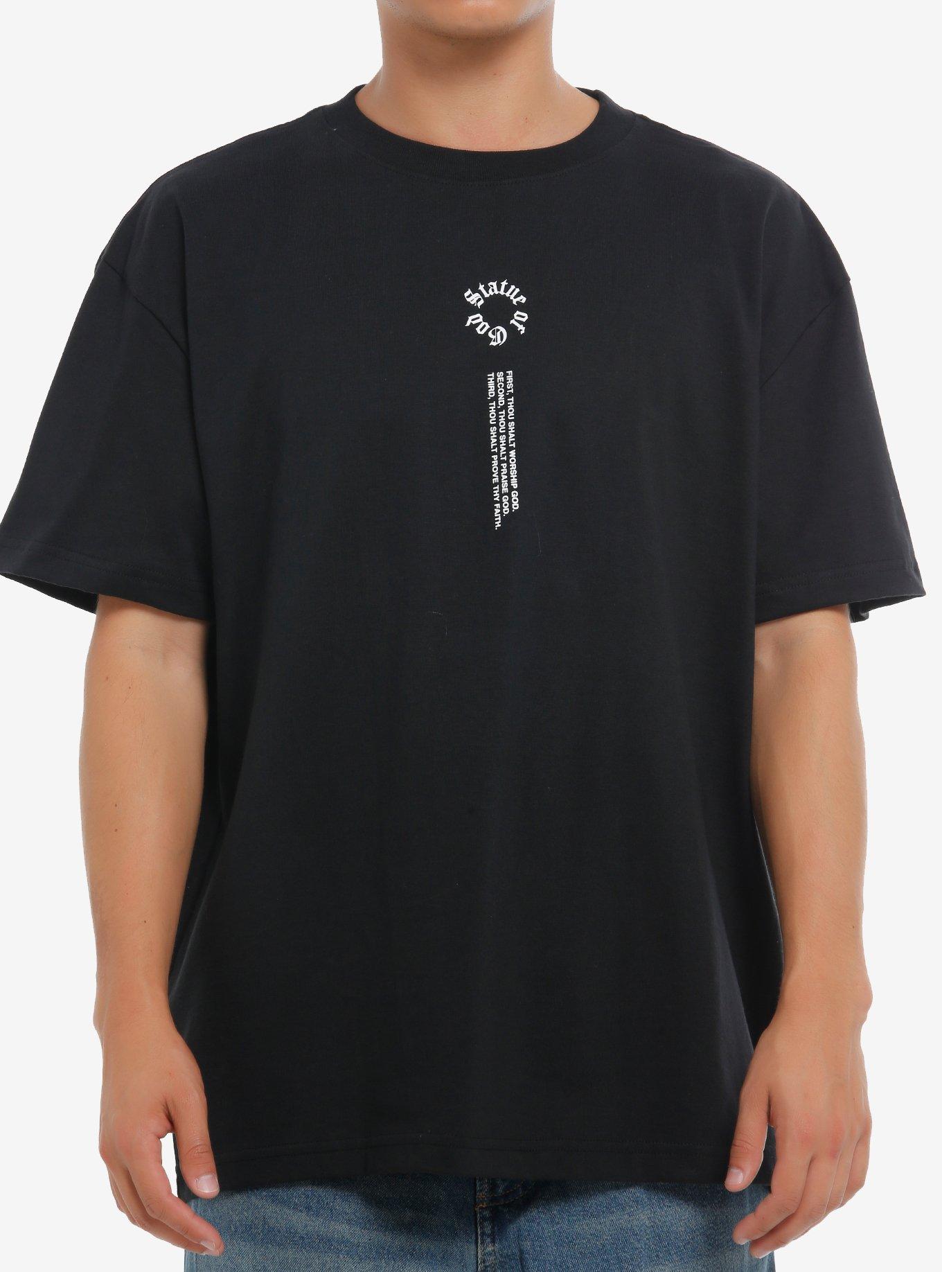 Solo Leveling Statue Of God Double-Sided Boxy T-Shirt, , hi-res