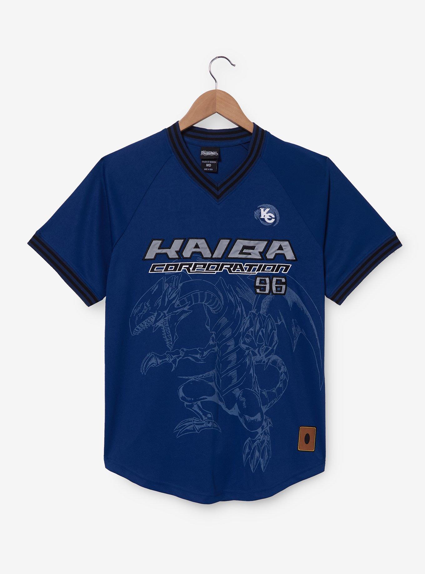 Yu-Gi-Oh! Kaiba Corporation Batting Jersey - BoxLunch Exclusive, , hi-res