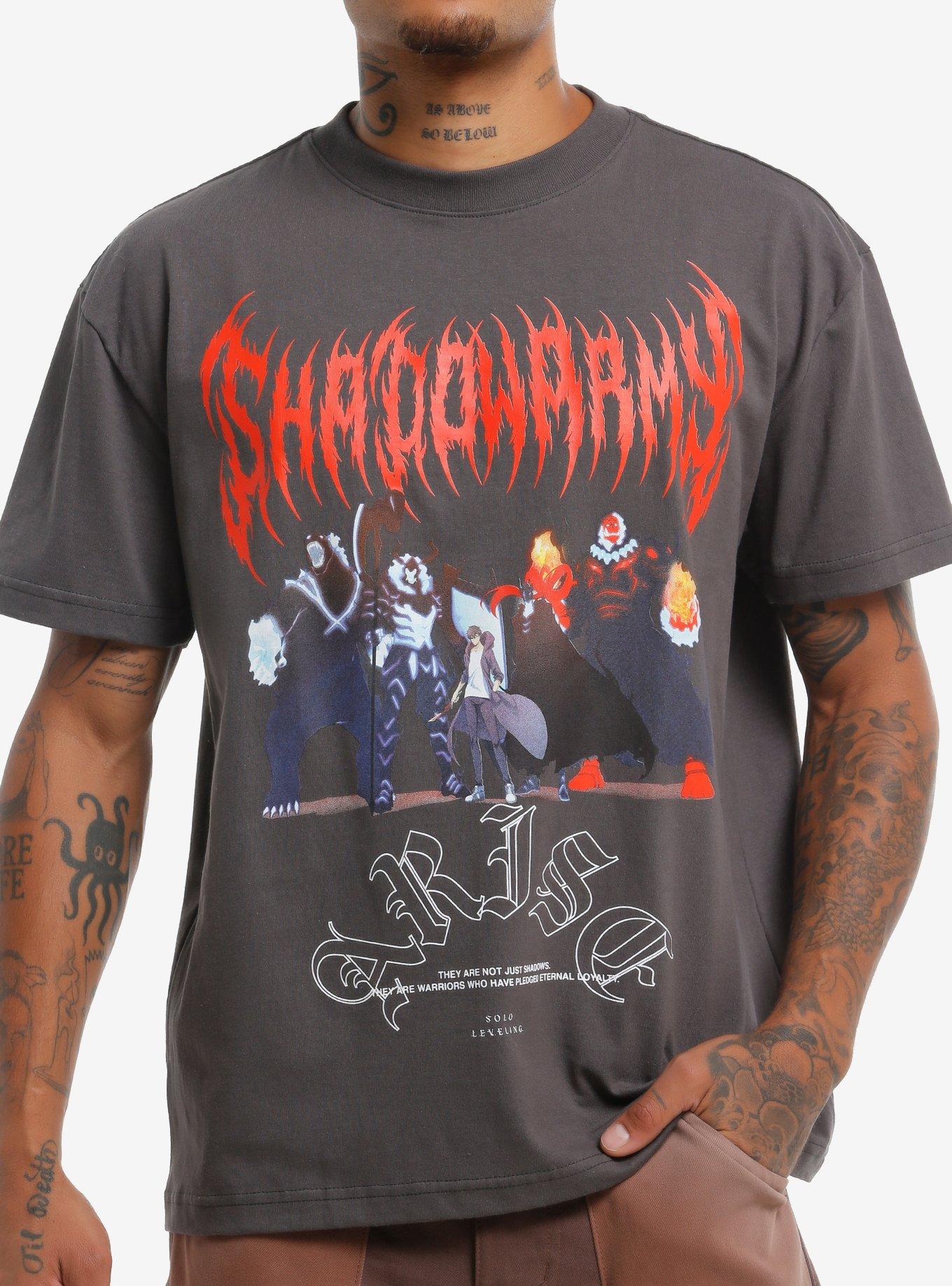 Solo Leveling Shadow Army Metal T-Shirt, , hi-res