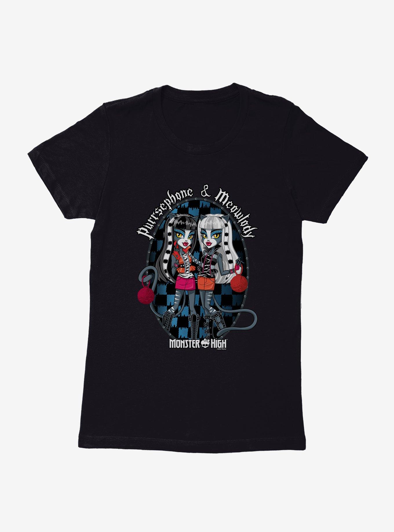 Monster High Purrsephone And Meowlody Womens T-Shirt, , hi-res