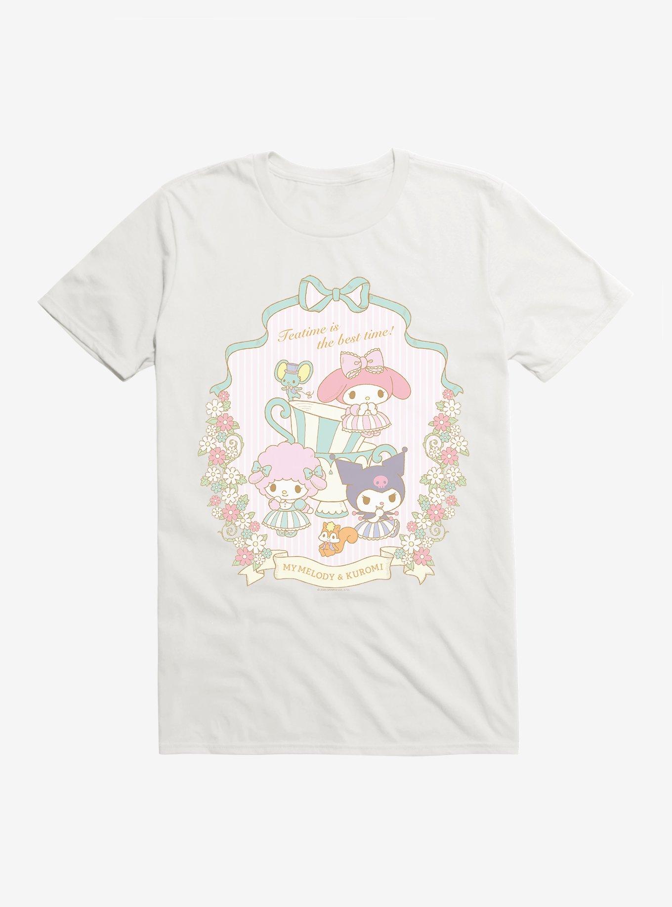 My Melody & Kuromi Teatime Is The Best Time T-Shirt, , hi-res