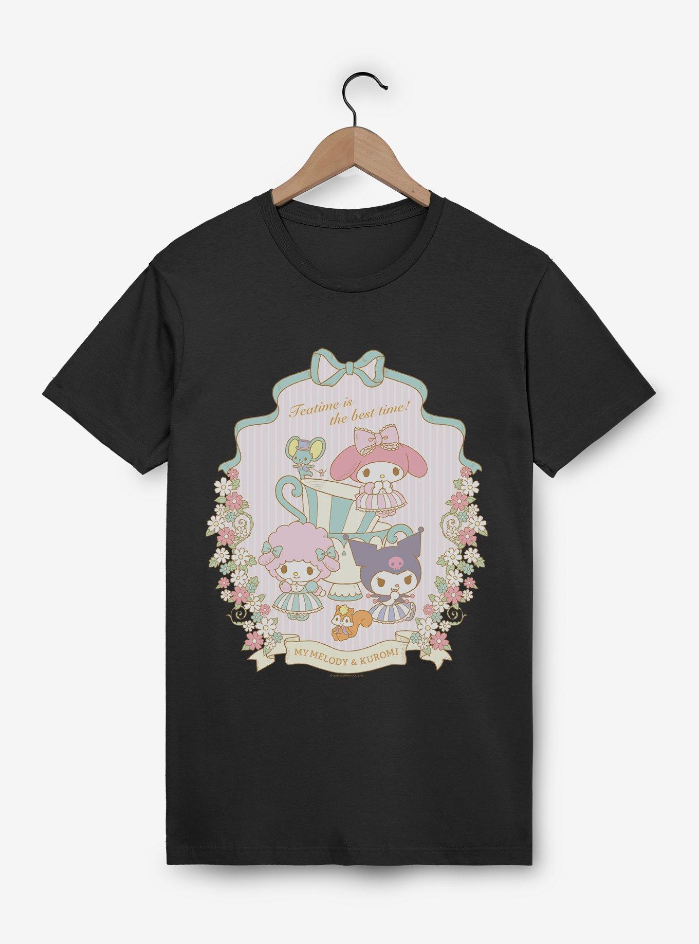 My Melody & Kuromi Teatime Is The Best Time T-Shirt, , hi-res