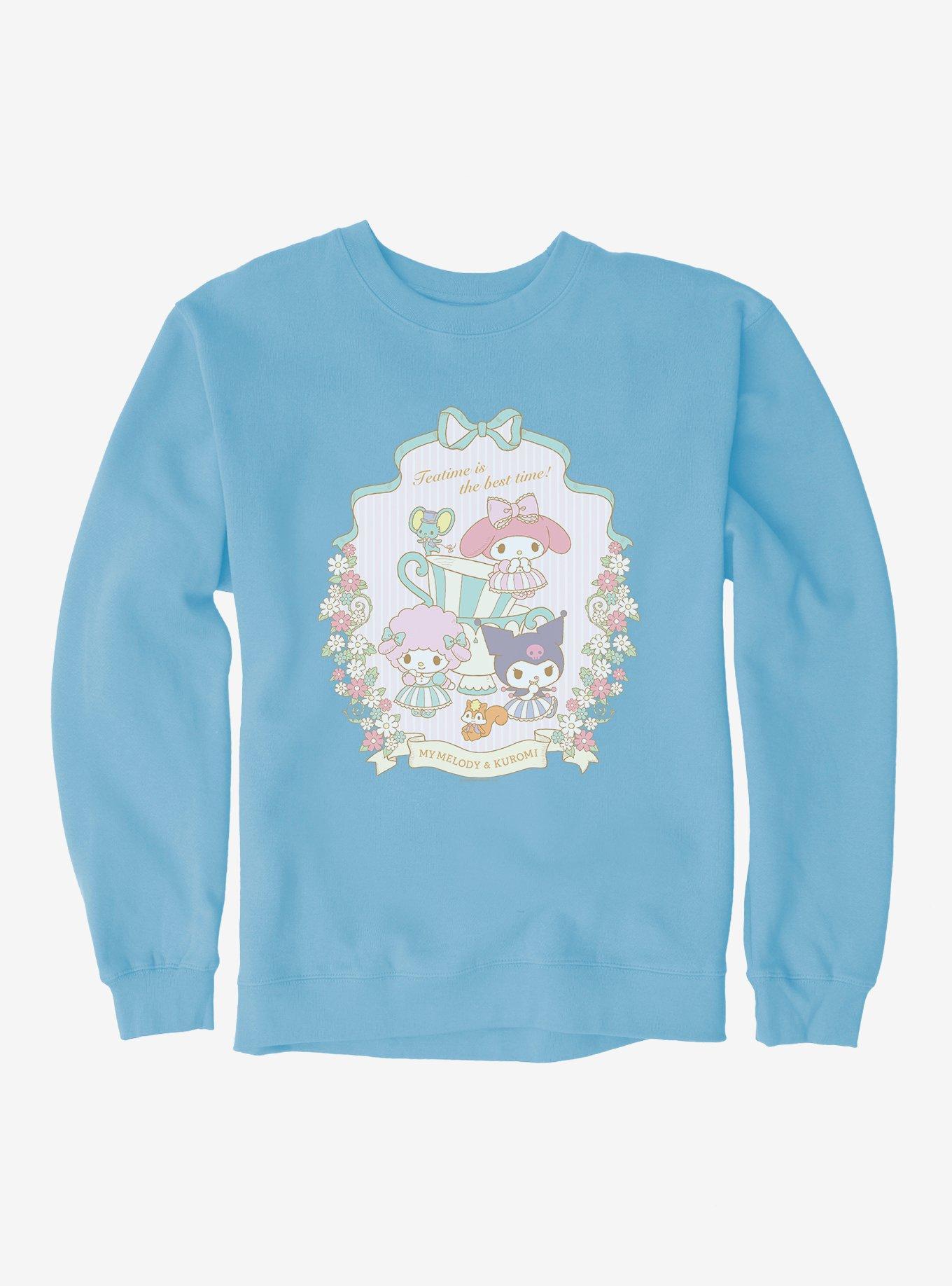 My Melody & Kuromi Teatime Is The Best Time Sweatshirt, , hi-res