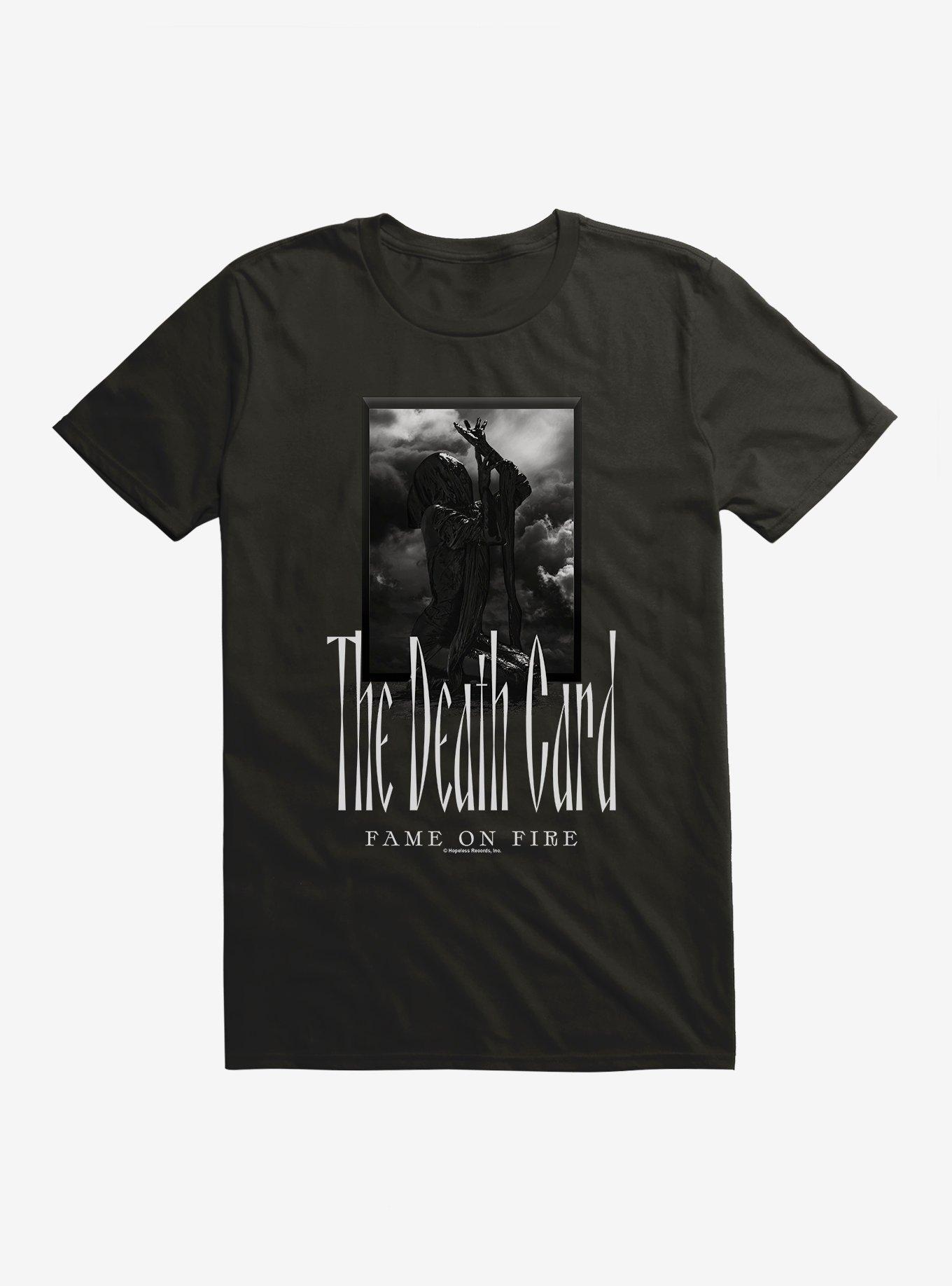 Fame On Fire The Death Card T-Shirt, BLACK, hi-res