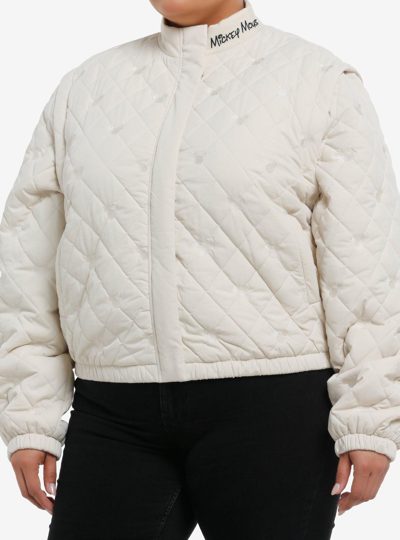 Her Universe Disney Mickey Mouse Convertible Puffer Jacket Plus Size Her Universe Exclusive, , hi-res