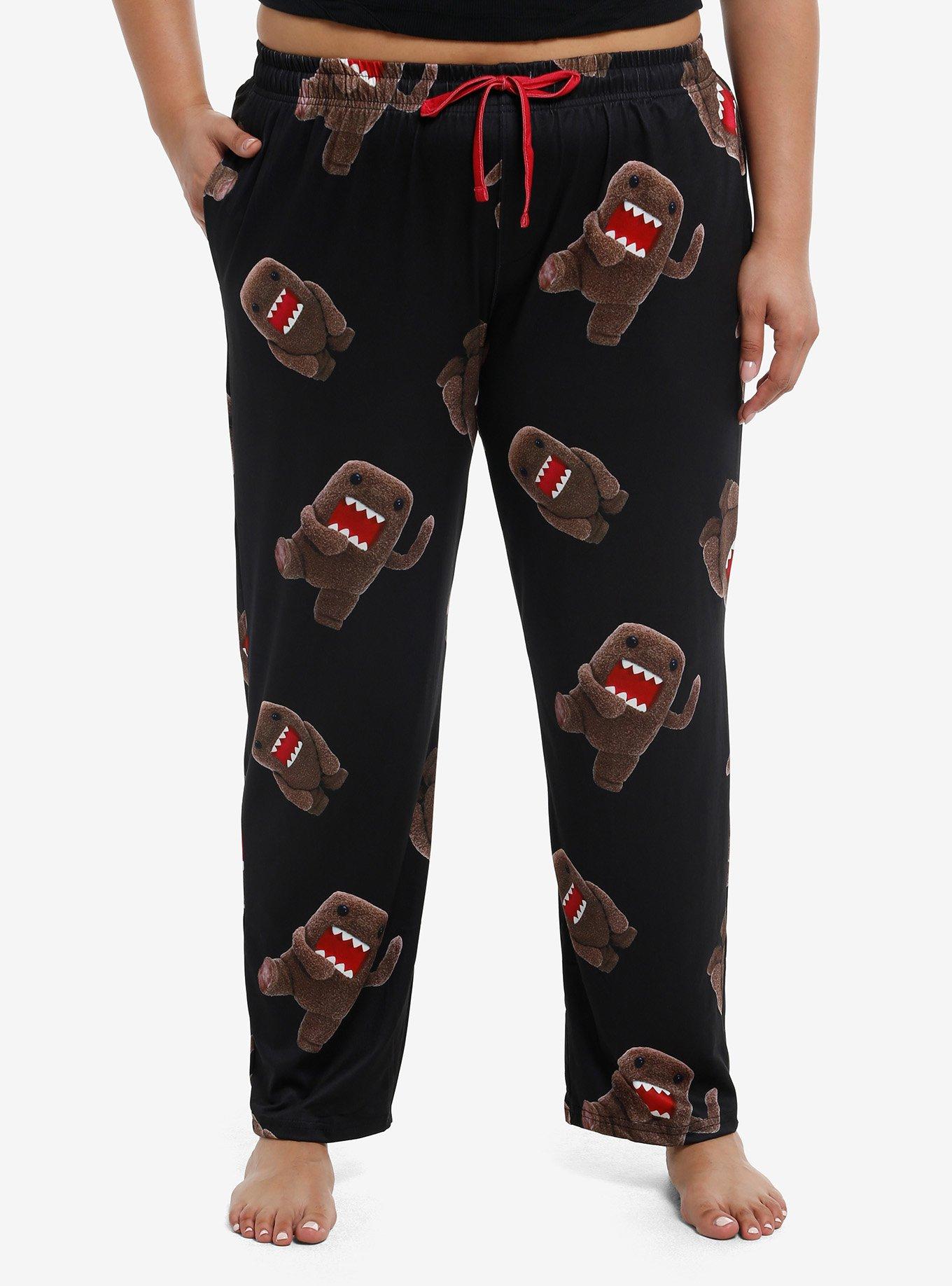 Domo Poses Pajama Pants Plus Size, , hi-res