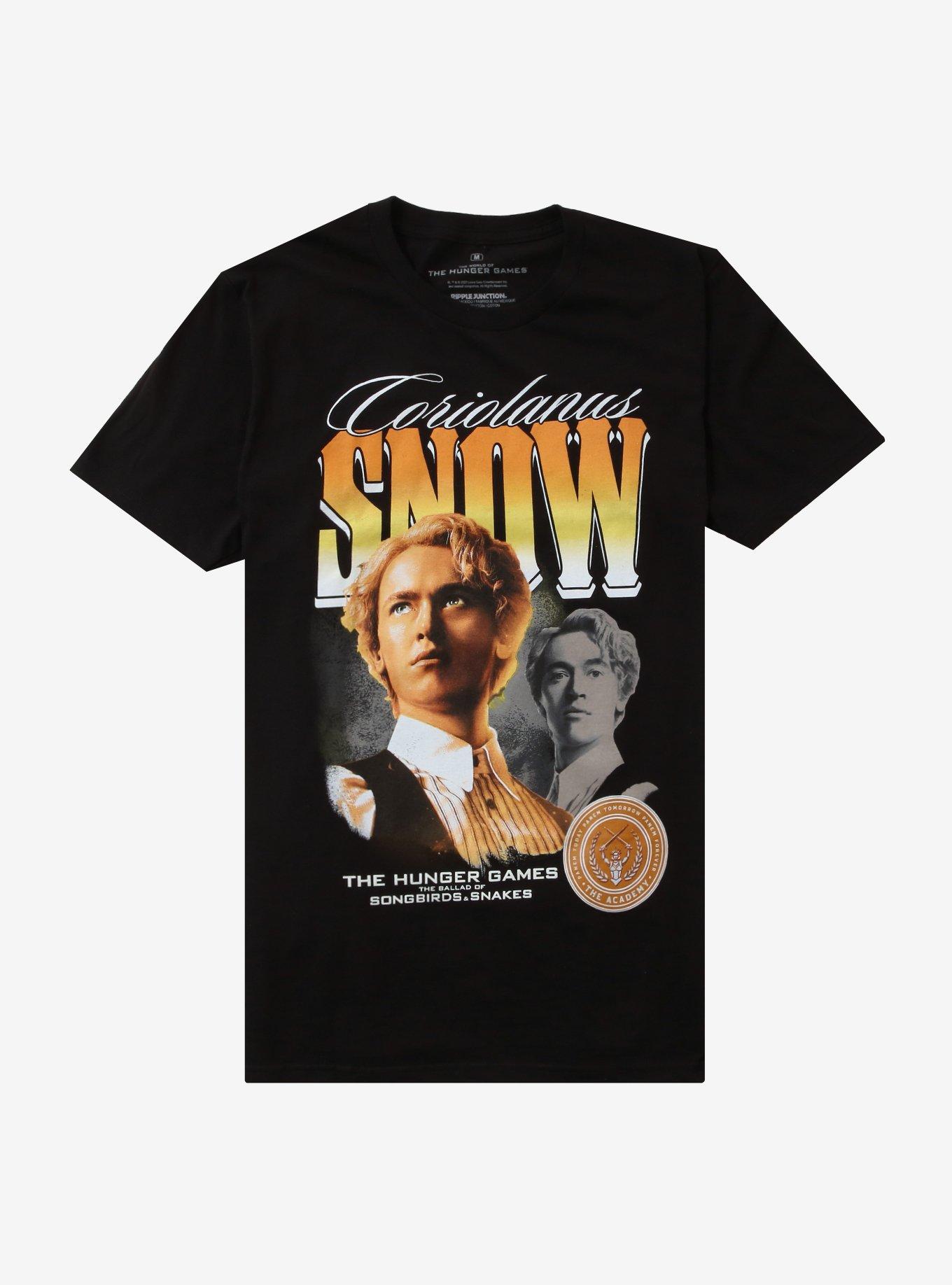 The Hunger Games: The Ballad Of Songbirds & Snakes Coriolanus Snow Collage Girls T-Shirt, , hi-res