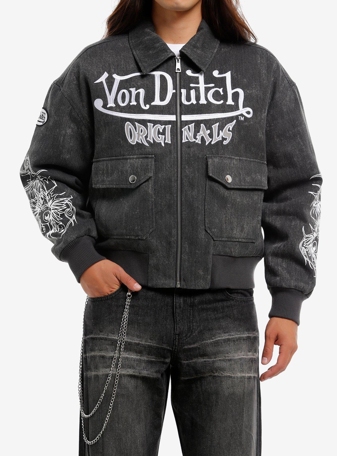 Von Dutch Embroidered Jacket | Hot Topic