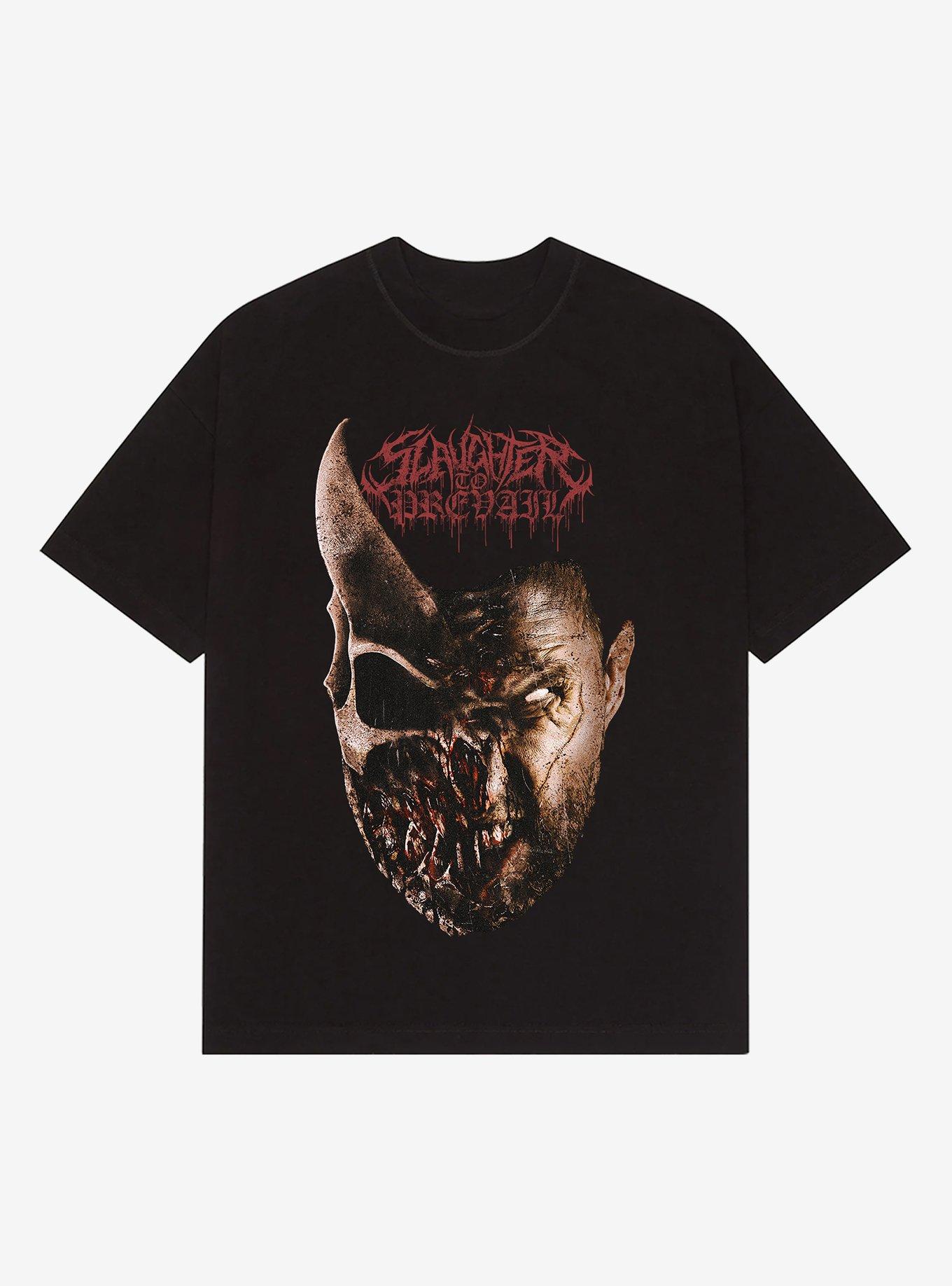 Slaughter To Prevail Grizzly Track List Two-Sided T-Shirt Hot Topic Exclusive, , hi-res