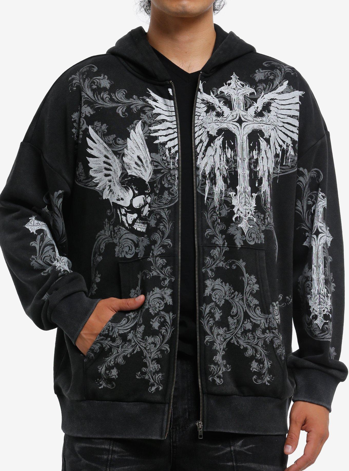 Cross & Filigree Hoodie, , hi-res