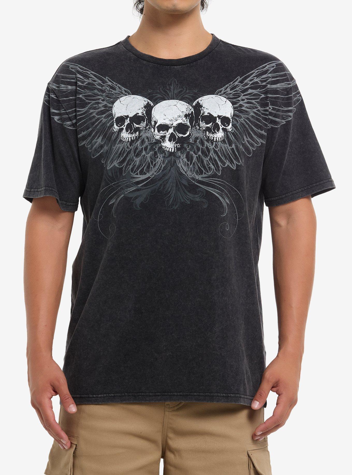 Silver Skull Trio T-Shirt, , hi-res
