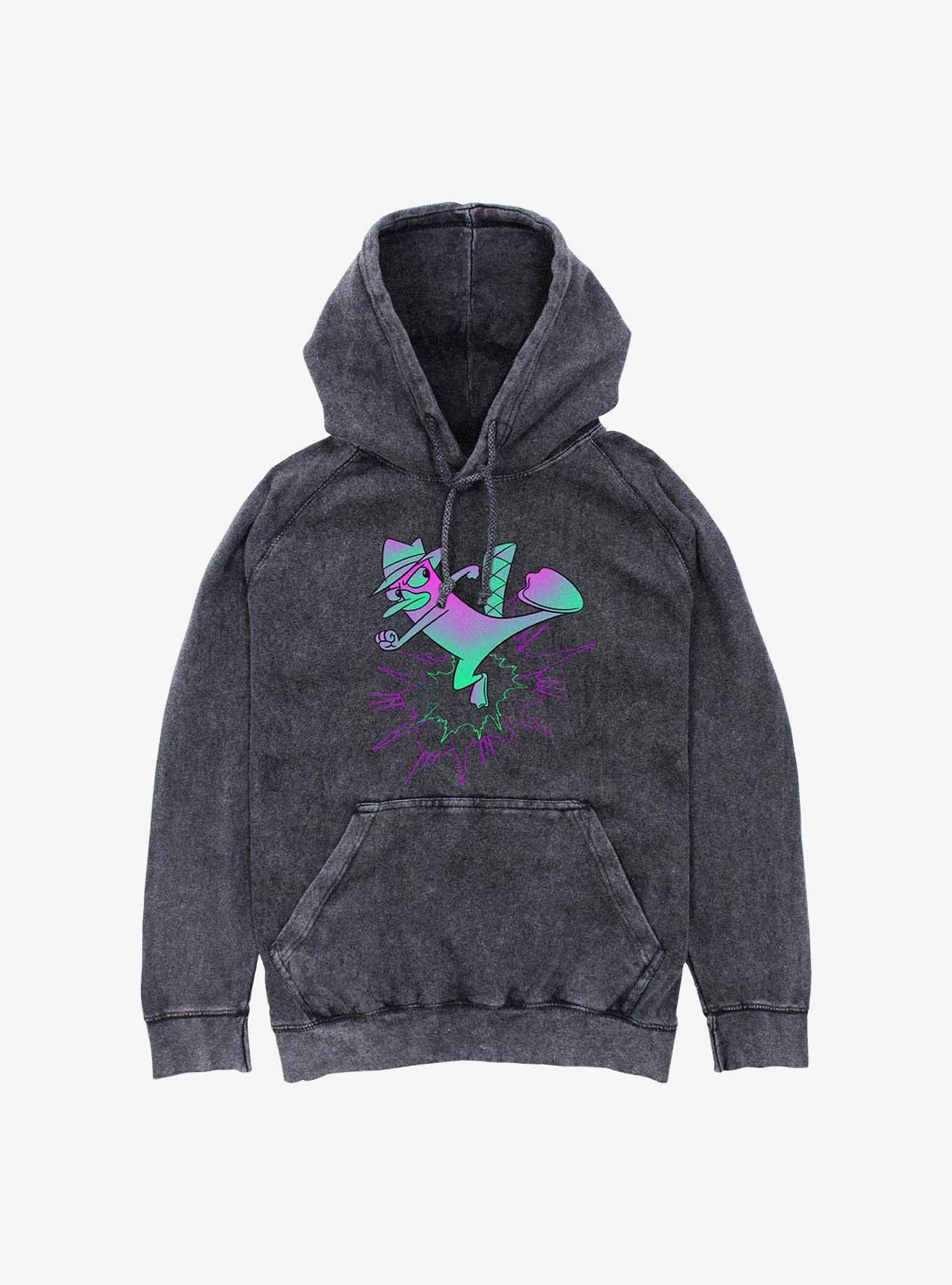 Phineas And Ferb Platyblast Mineral Wash Hoodie, , hi-res