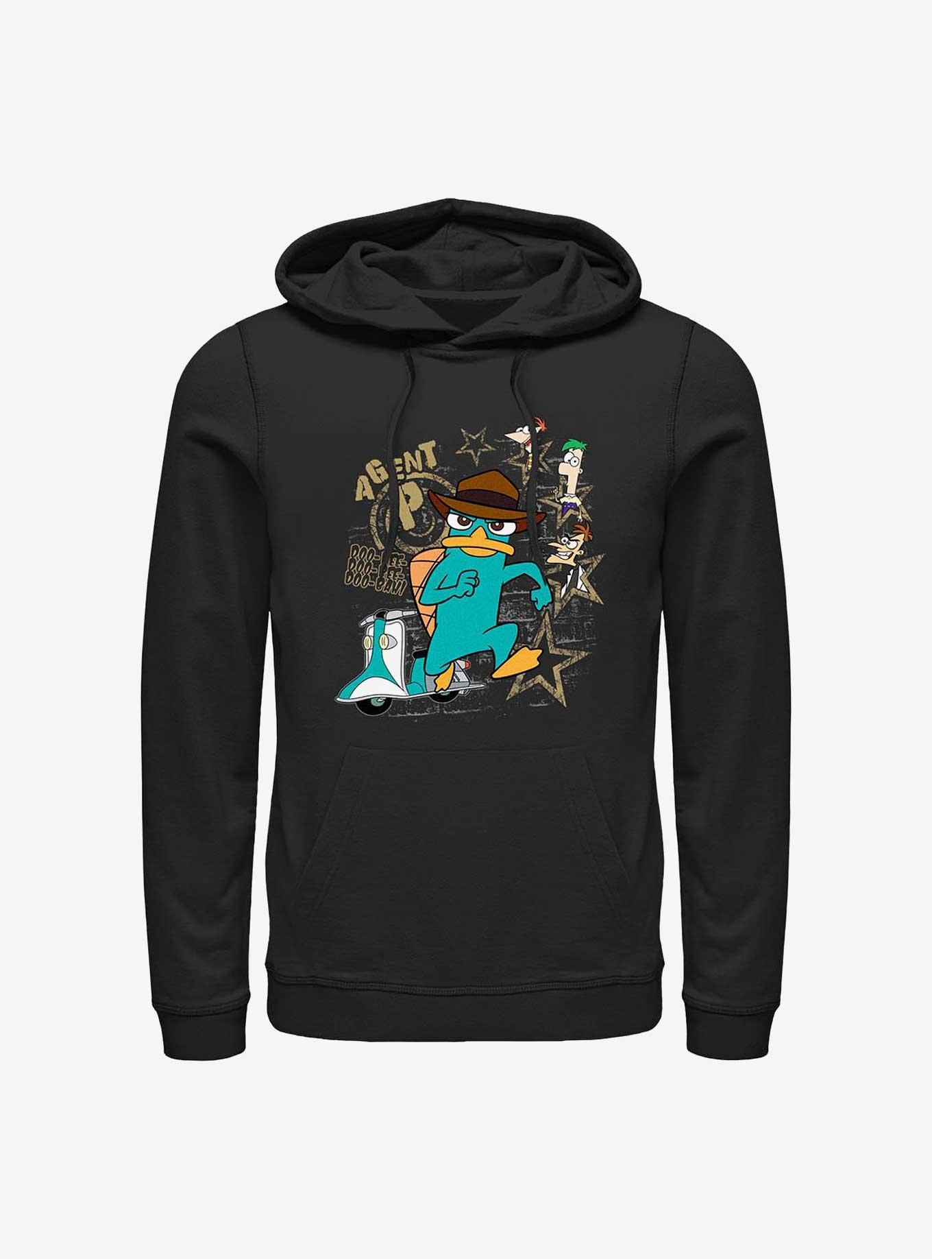 Phineas And Ferb The Neighbors Hoodie, BLACK, hi-res