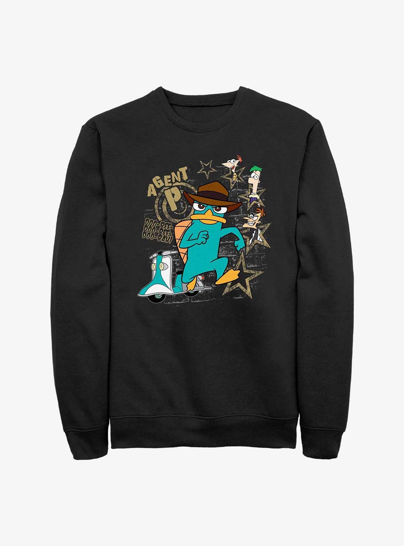 Phineas And Ferb The Neighbors Crew Sweatshirt, , hi-res
