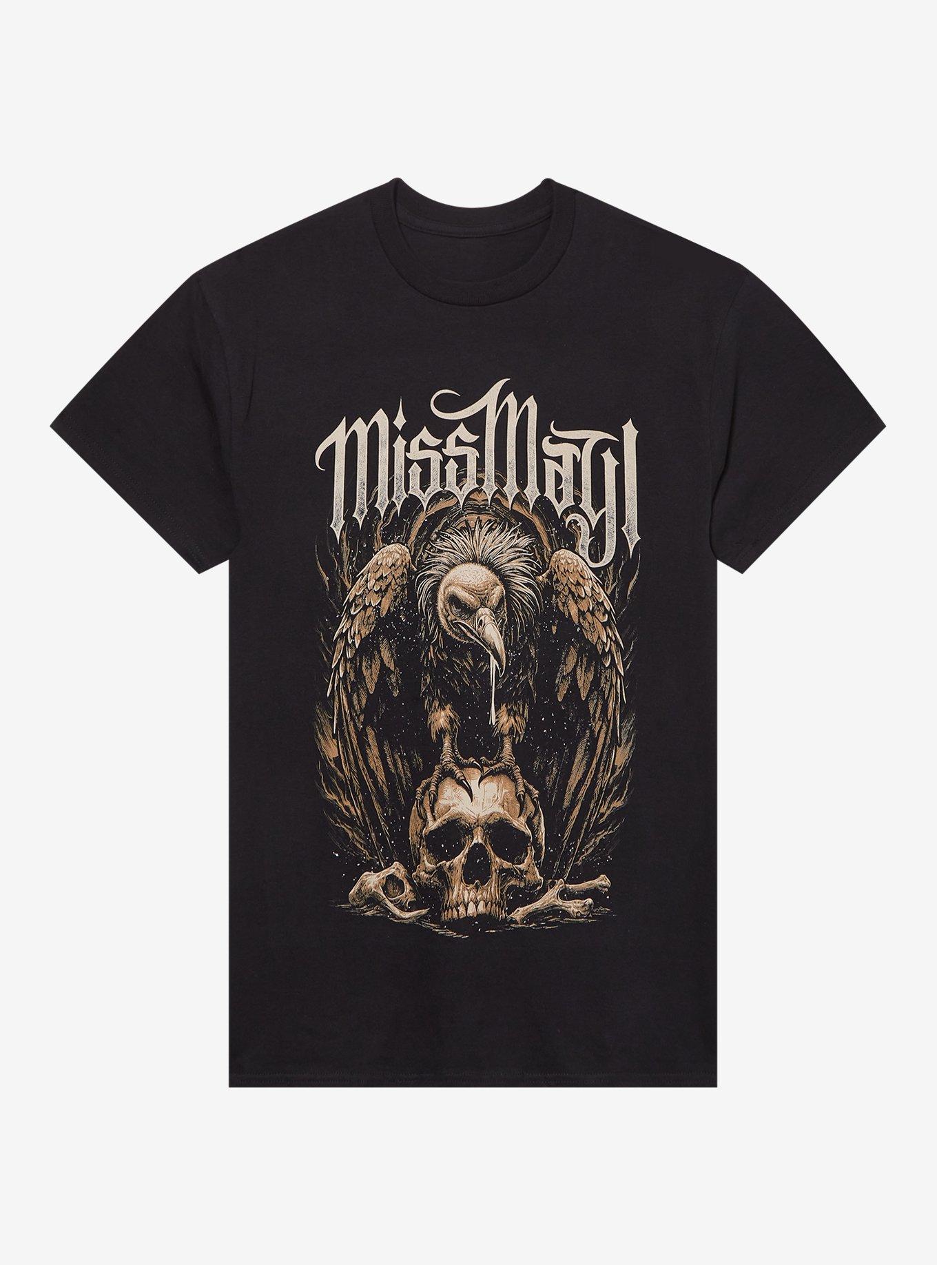 Miss May I Vulture & Skull T-Shirt, , hi-res