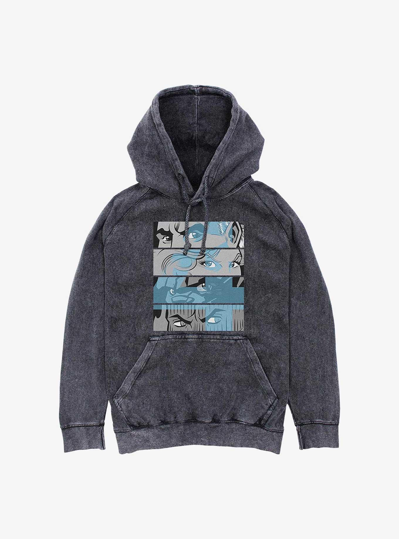 Marvel Fantastic Four Fantastic Blue Eyes Mineral Wash Hoodie, , hi-res