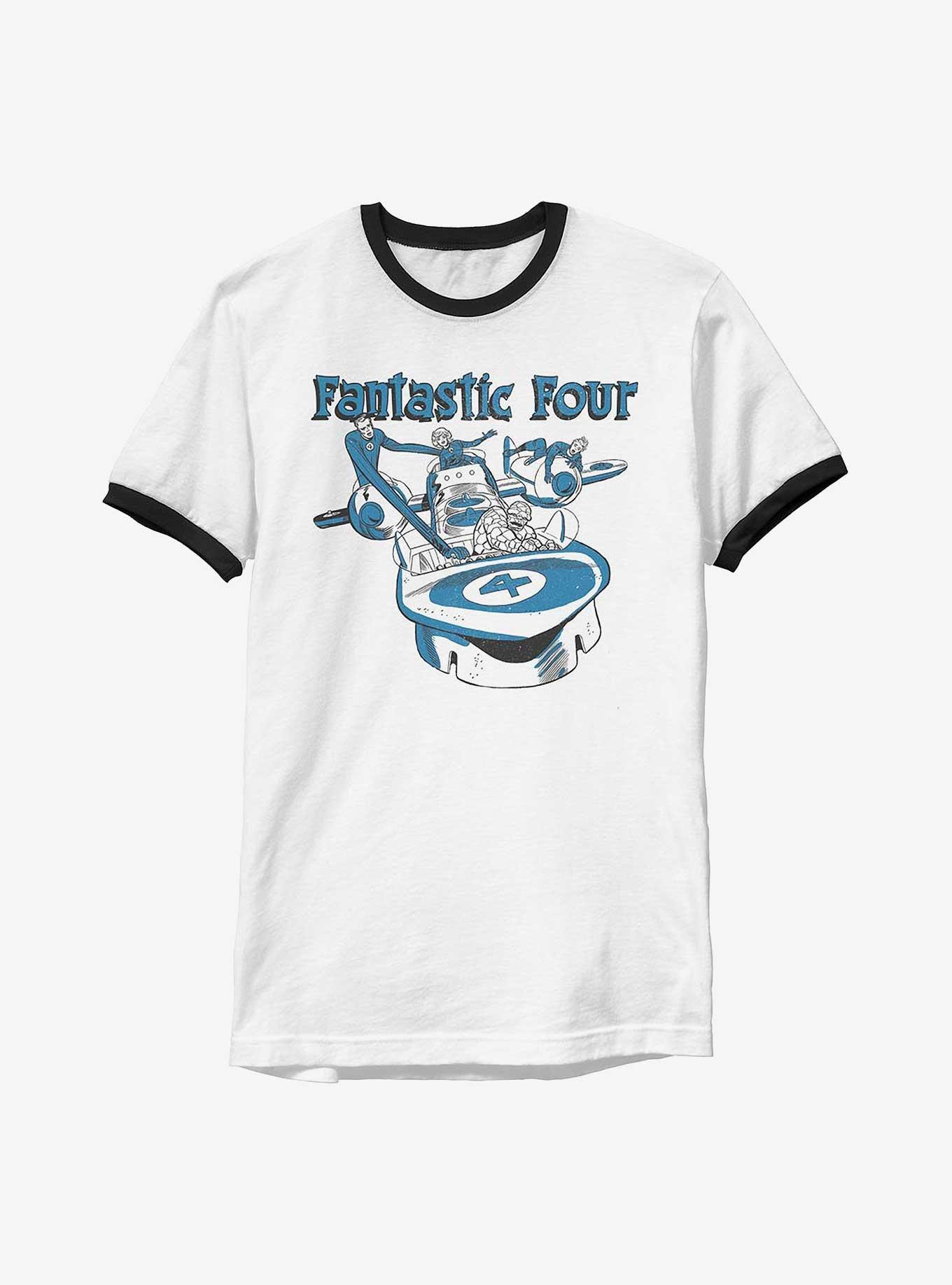 Marvel Fantastic Four Classic Four Ringer T-Shirt, , hi-res