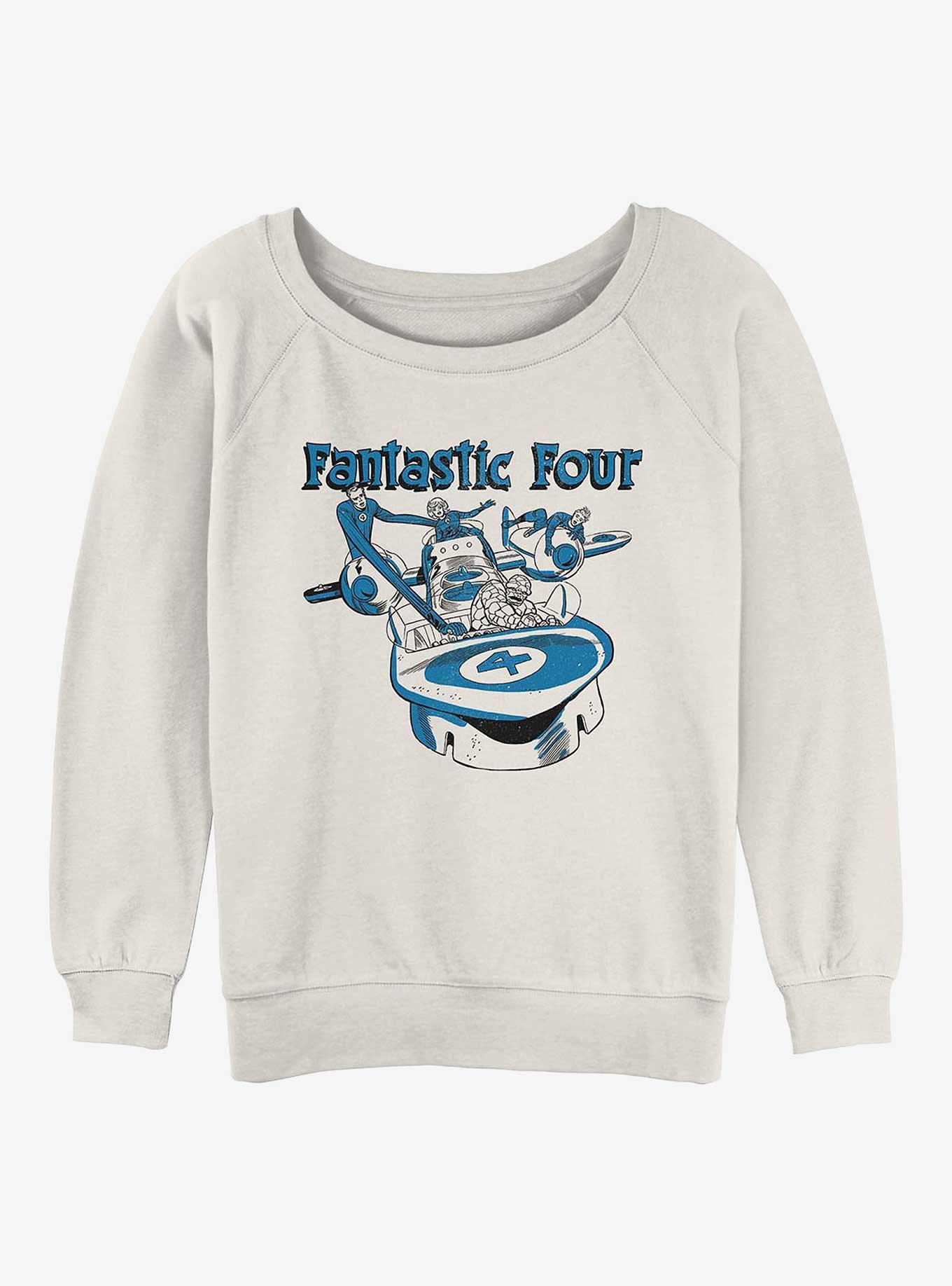Marvel Fantastic Four Classic Four Girls Slouchy Sweatshirt, , hi-res