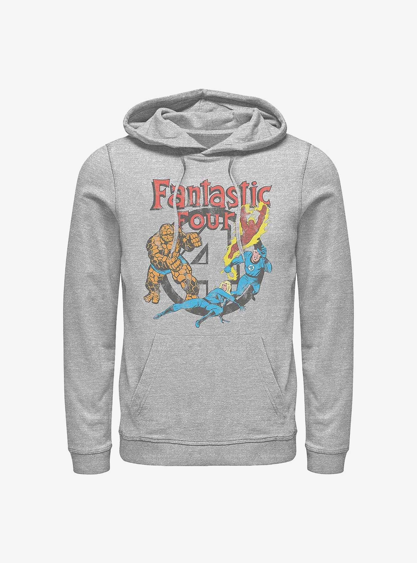 Marvel Fantastic Four Squad Hoodie, ATH HTR, hi-res