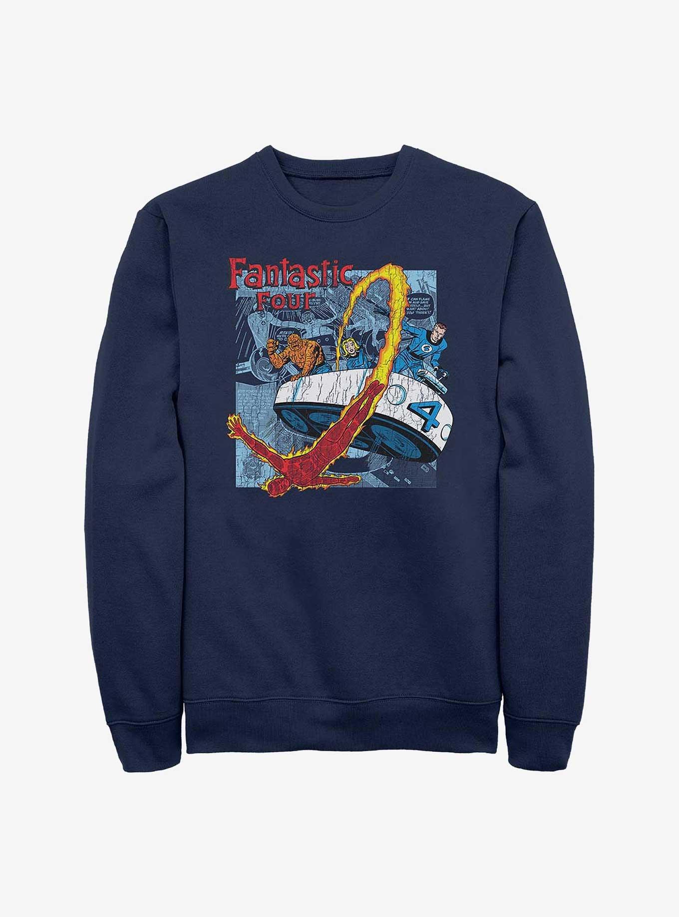 Marvel Fantastic Four Comic Sweatshirt, , hi-res