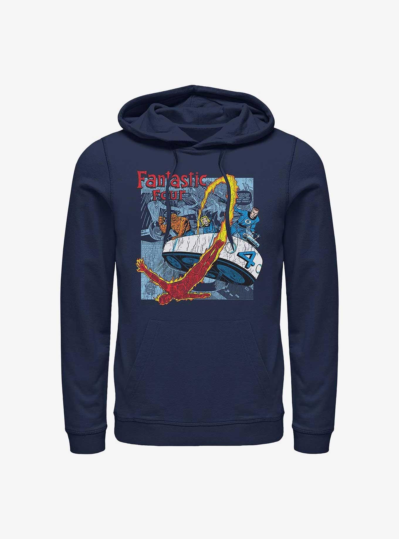 Marvel Fantastic Four Comic Hoodie, NAVY, hi-res