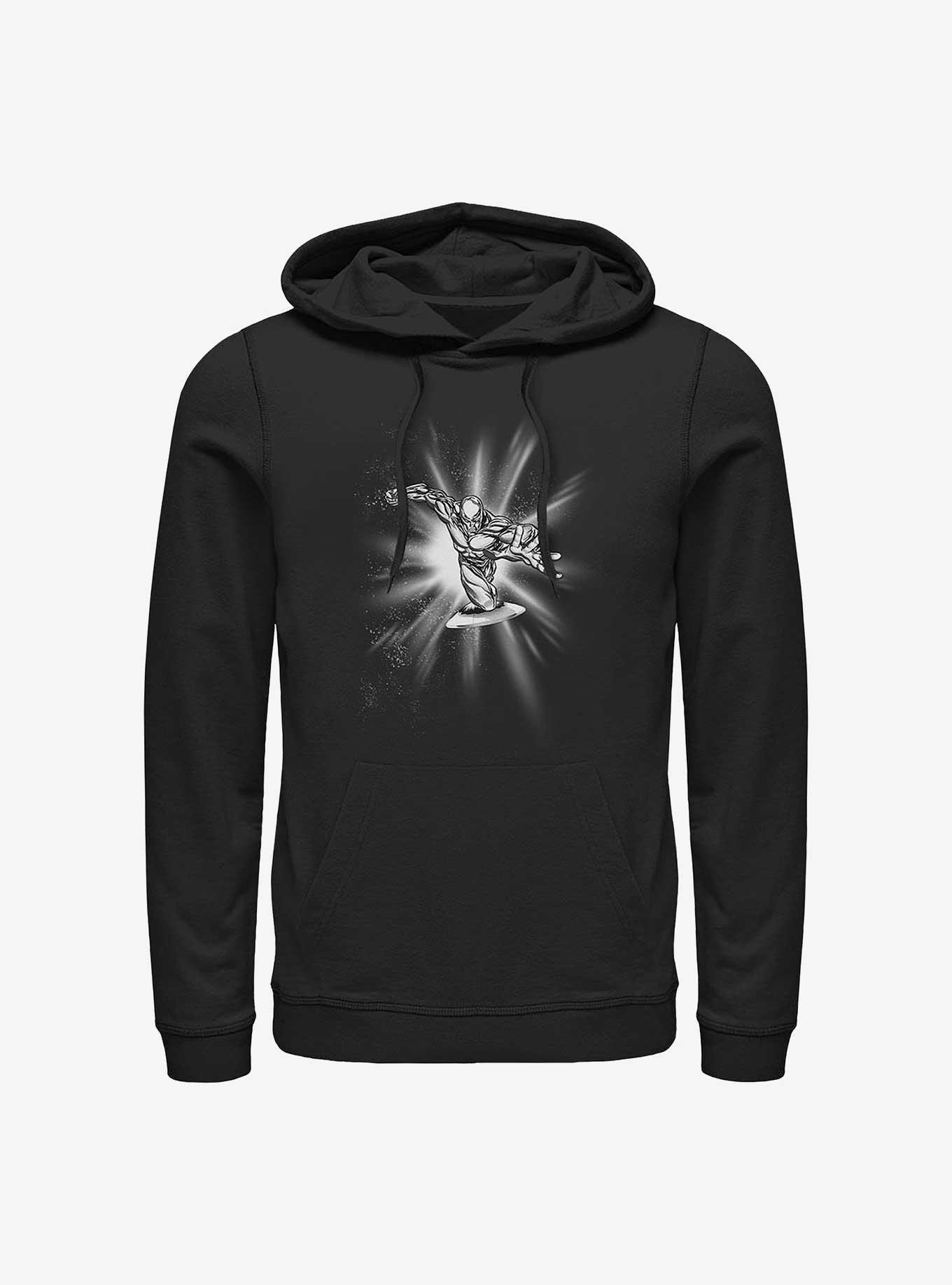 Marvel Fantastic Four Billboard Silver Surfer Hoodie, BLACK, hi-res