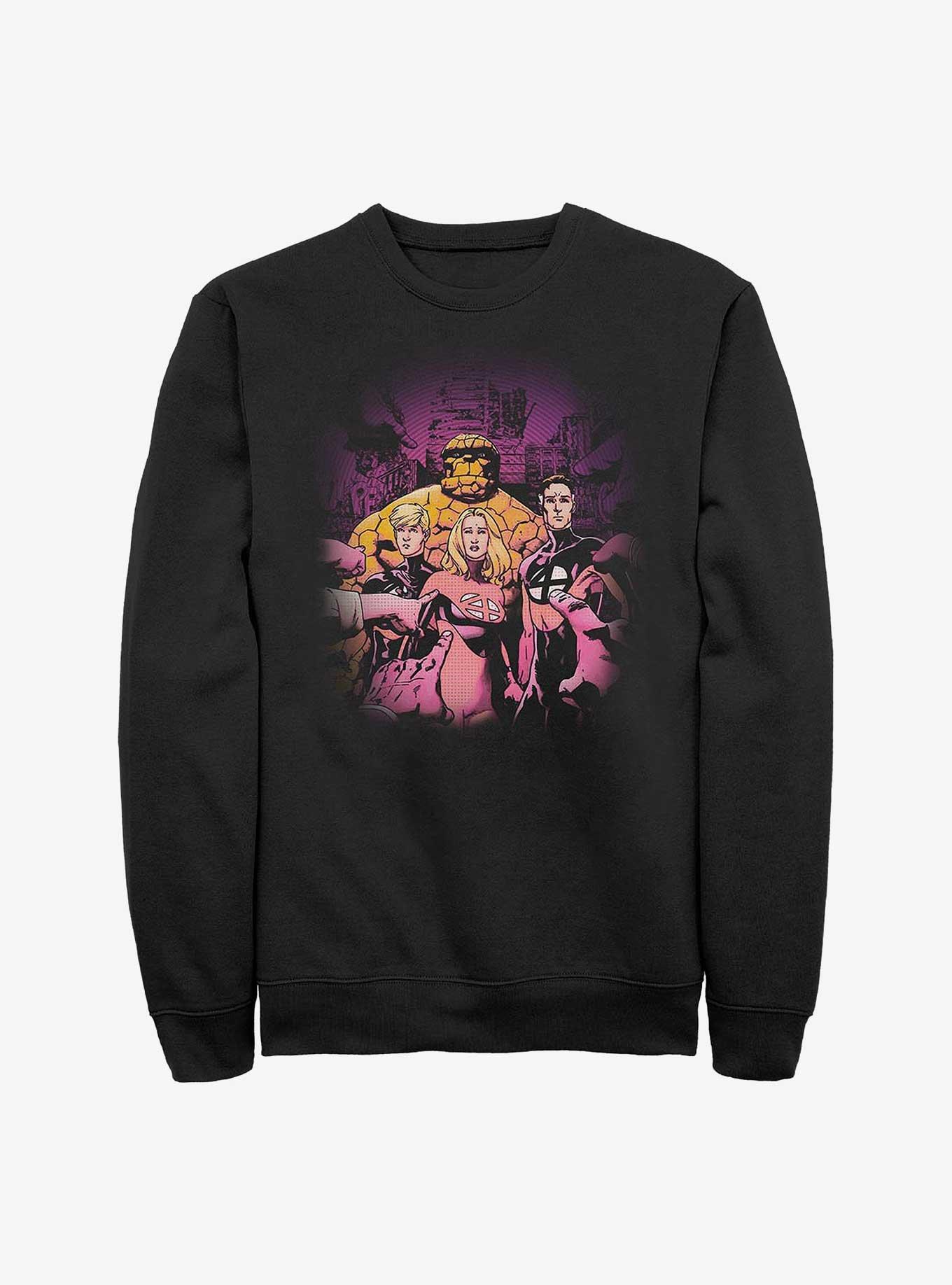 Marvel Fantastic Four Blame Games Sweatshirt, BLACK, hi-res