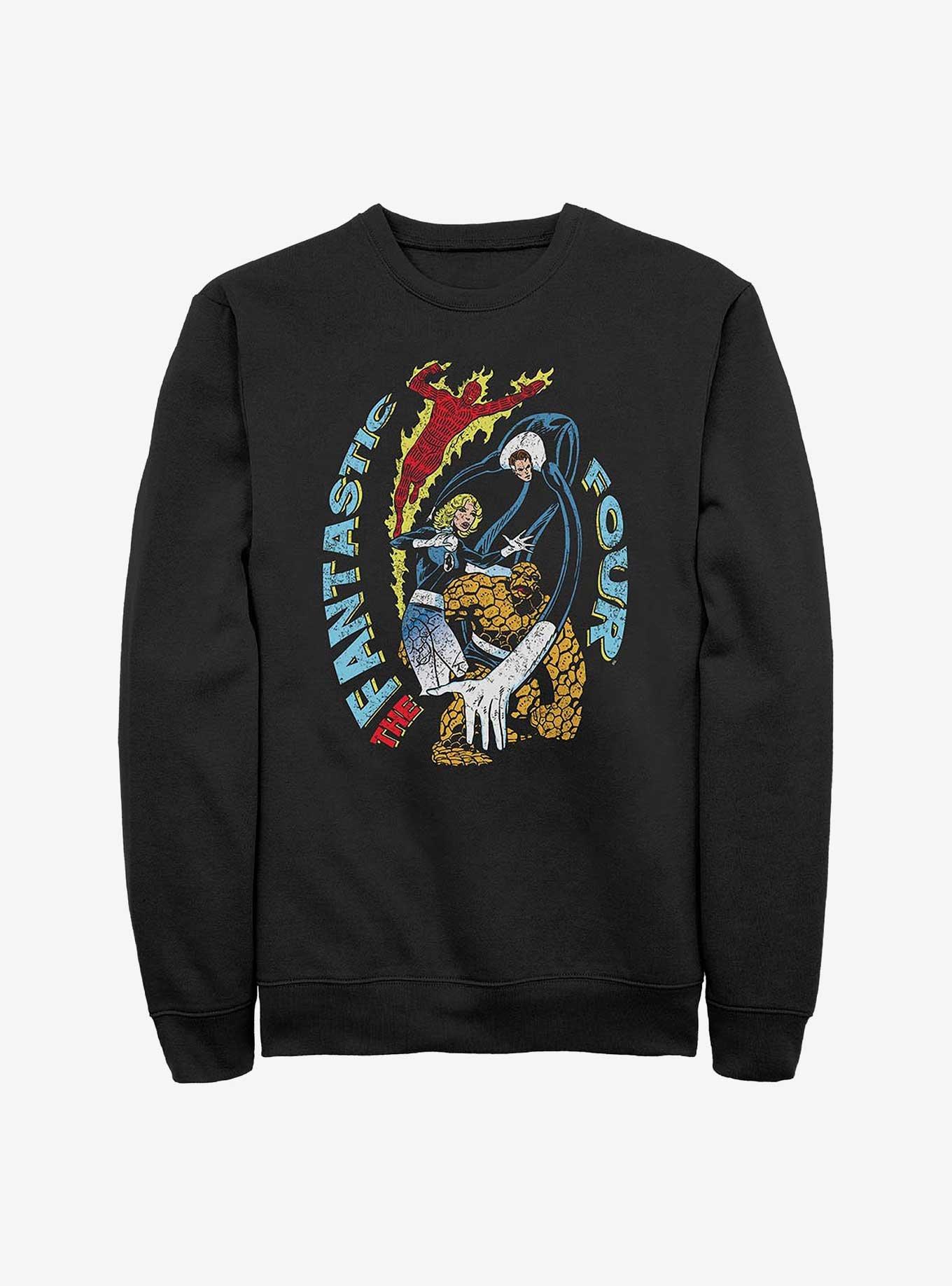 Marvel Fantastic Four Saviors Sweatshirt, BLACK, hi-res