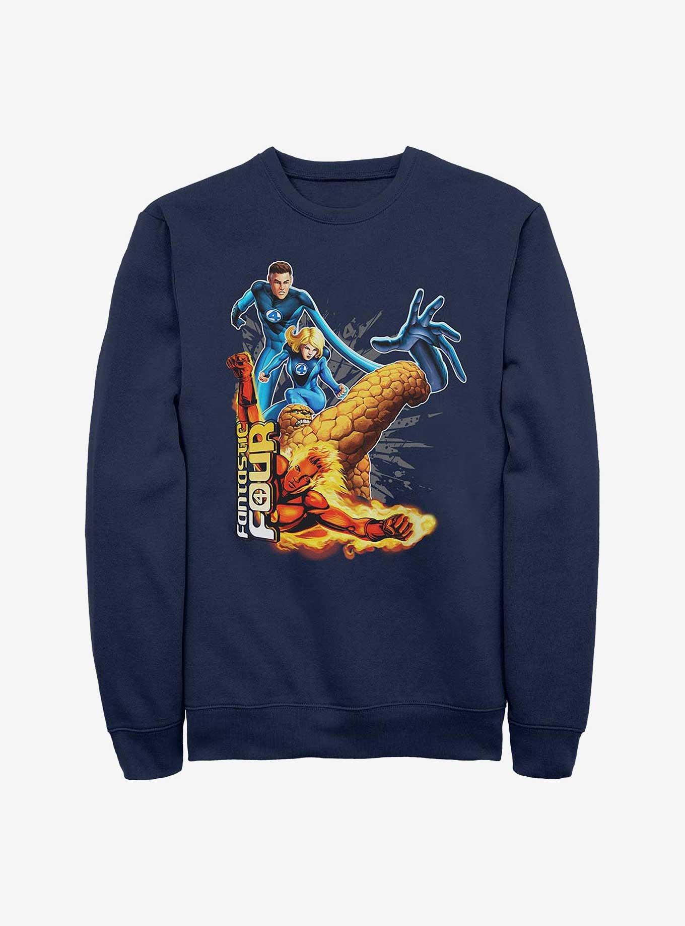 Marvel Fantastic Four Power Pack Sweatshirt, NAVY, hi-res