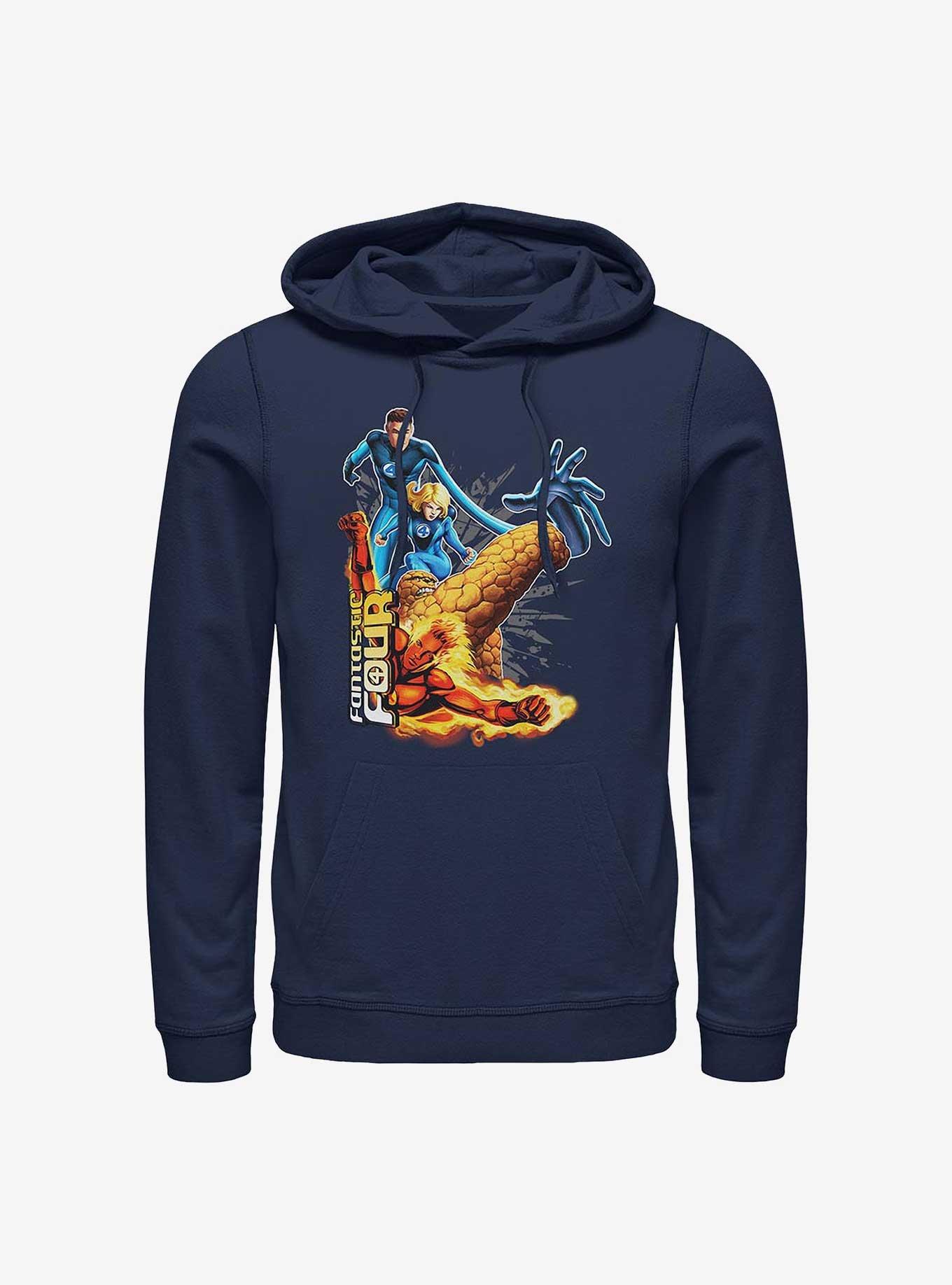 Marvel Fantastic Four Power Pack Hoodie, NAVY, hi-res