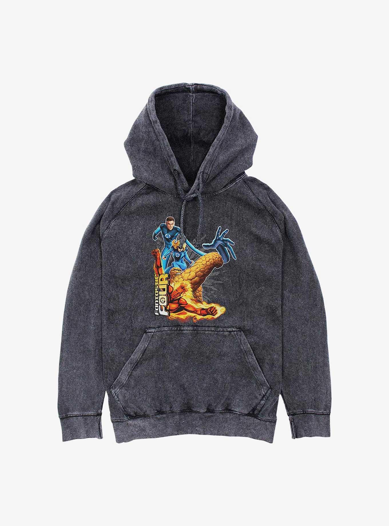 Marvel Fantastic Four Power Pack Mineral Wash Hoodie, , hi-res