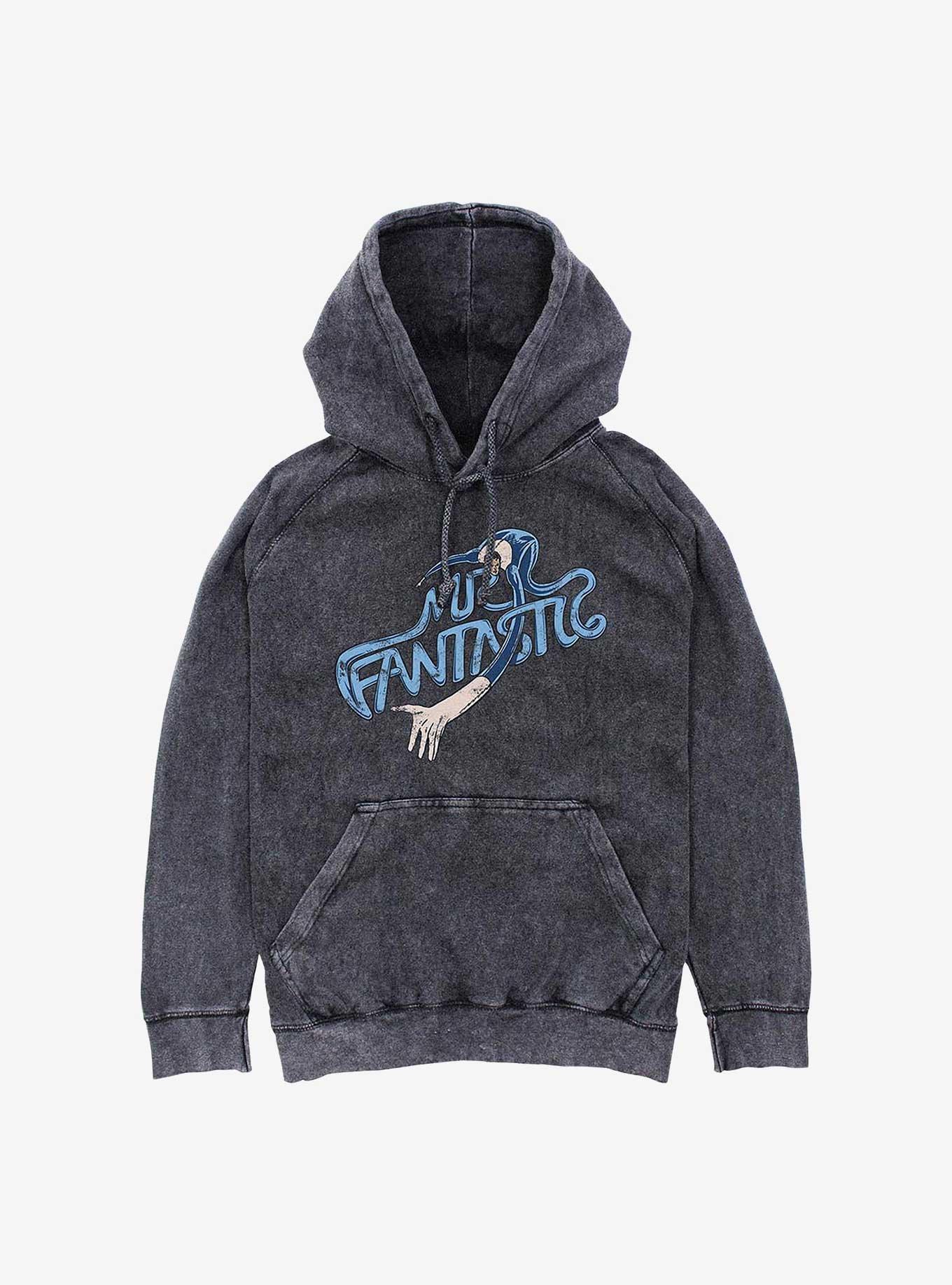 Marvel Fantastic Four Stretch Mineral Wash Hoodie, BLACK, hi-res