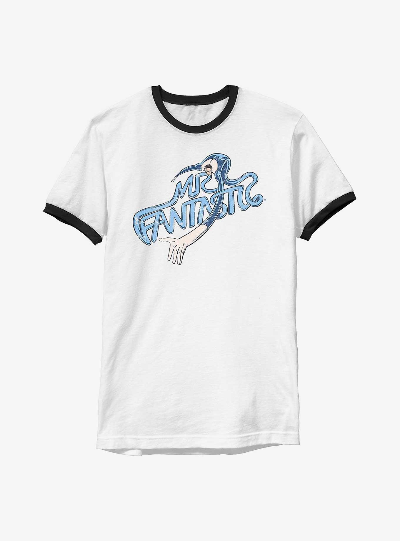 Marvel Fantastic Four Stretch Ringer T-Shirt, WHTBLK, hi-res