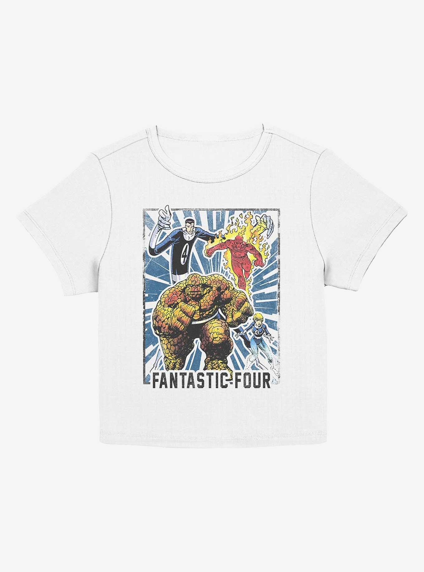Marvel Fantastic Four In Action Girls Baby T-Shirt, EGRET, hi-res