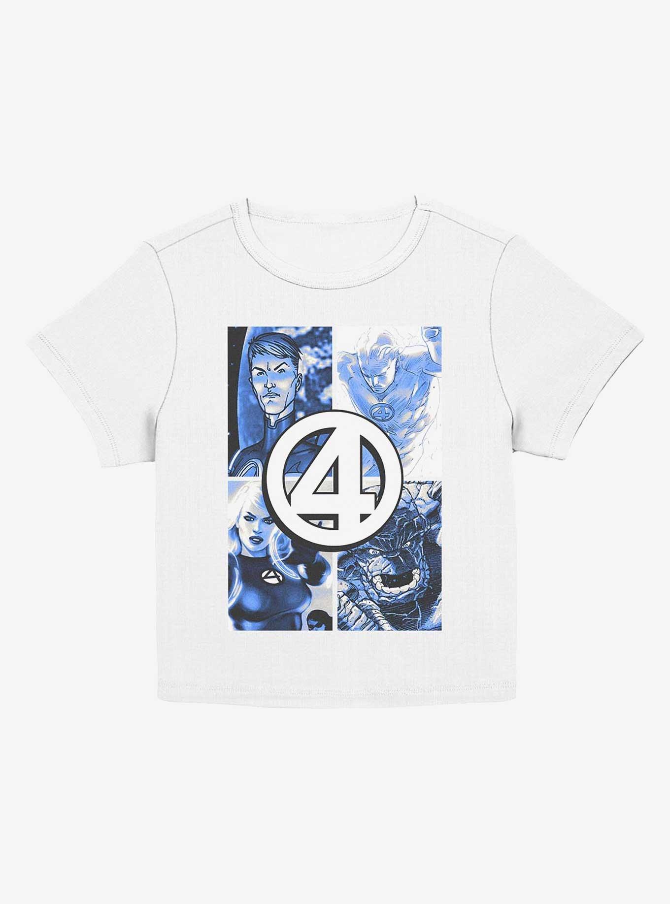 Marvel Fantastic Four Straight Boxes Girls Baby T-Shirt, EGRET, hi-res