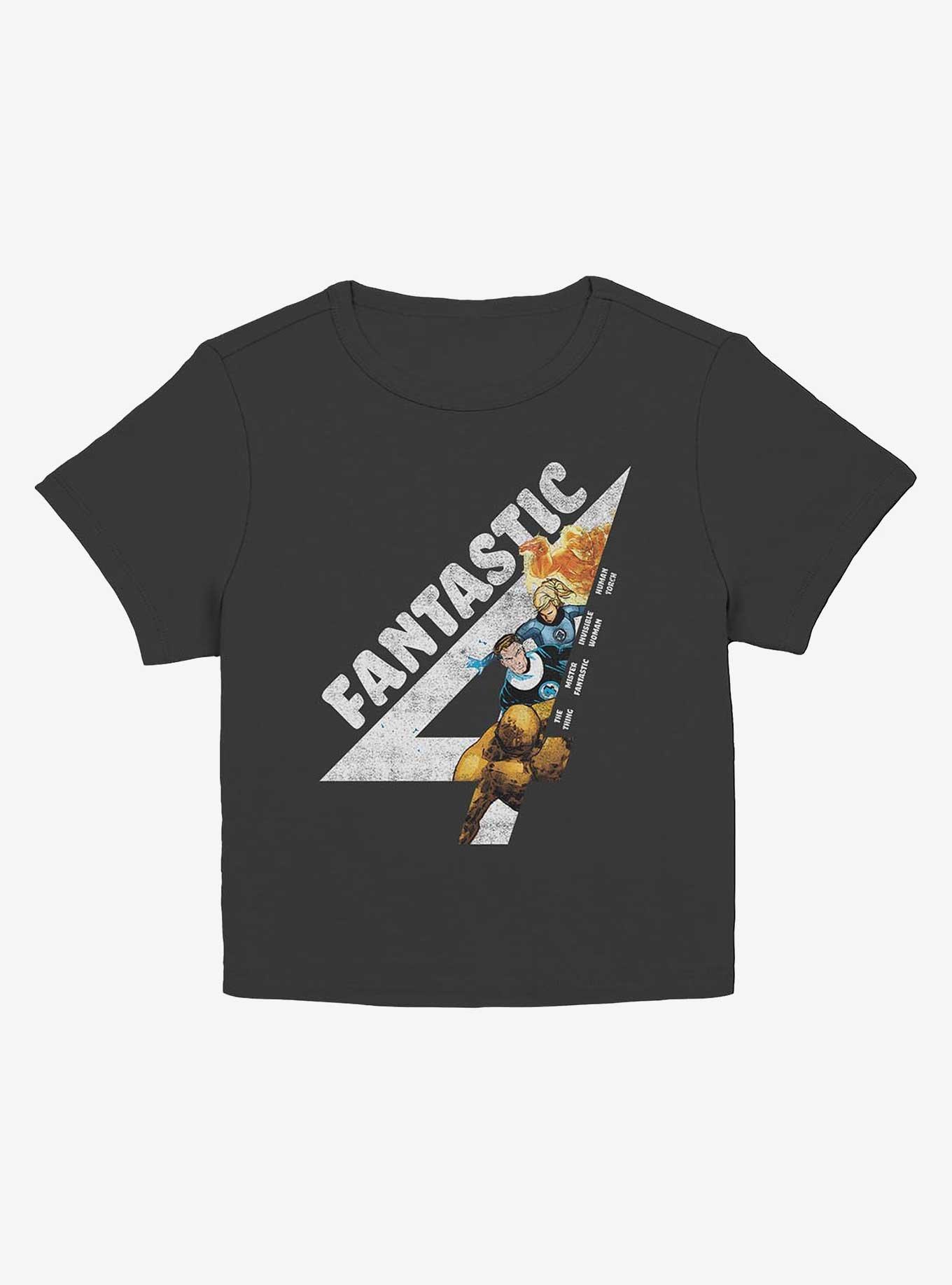 Marvel Fantastic Four Fantastically Vintage Girls Baby T-Shirt, BLACK, hi-res